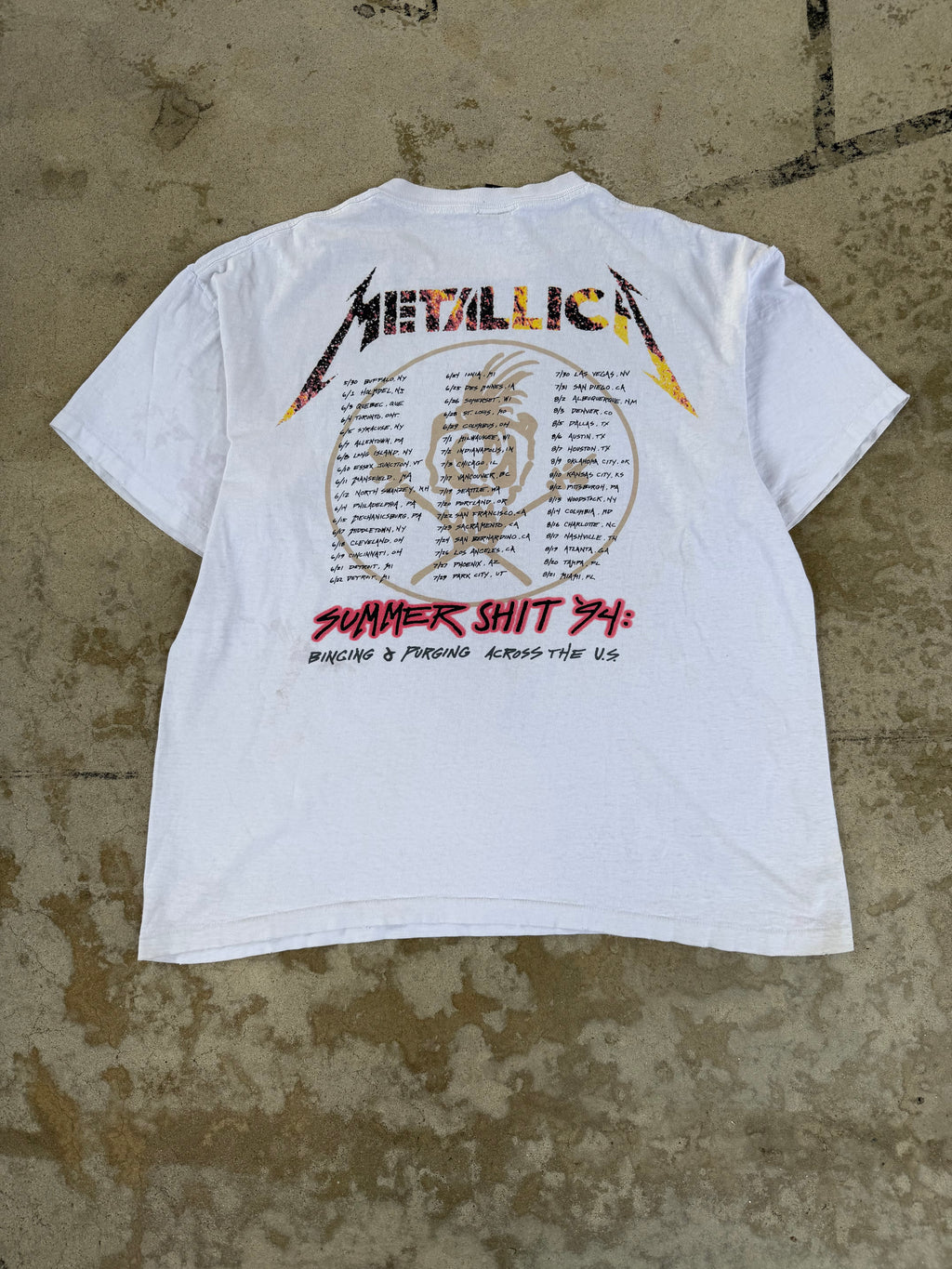 Metallica LIVE SHIT | XL