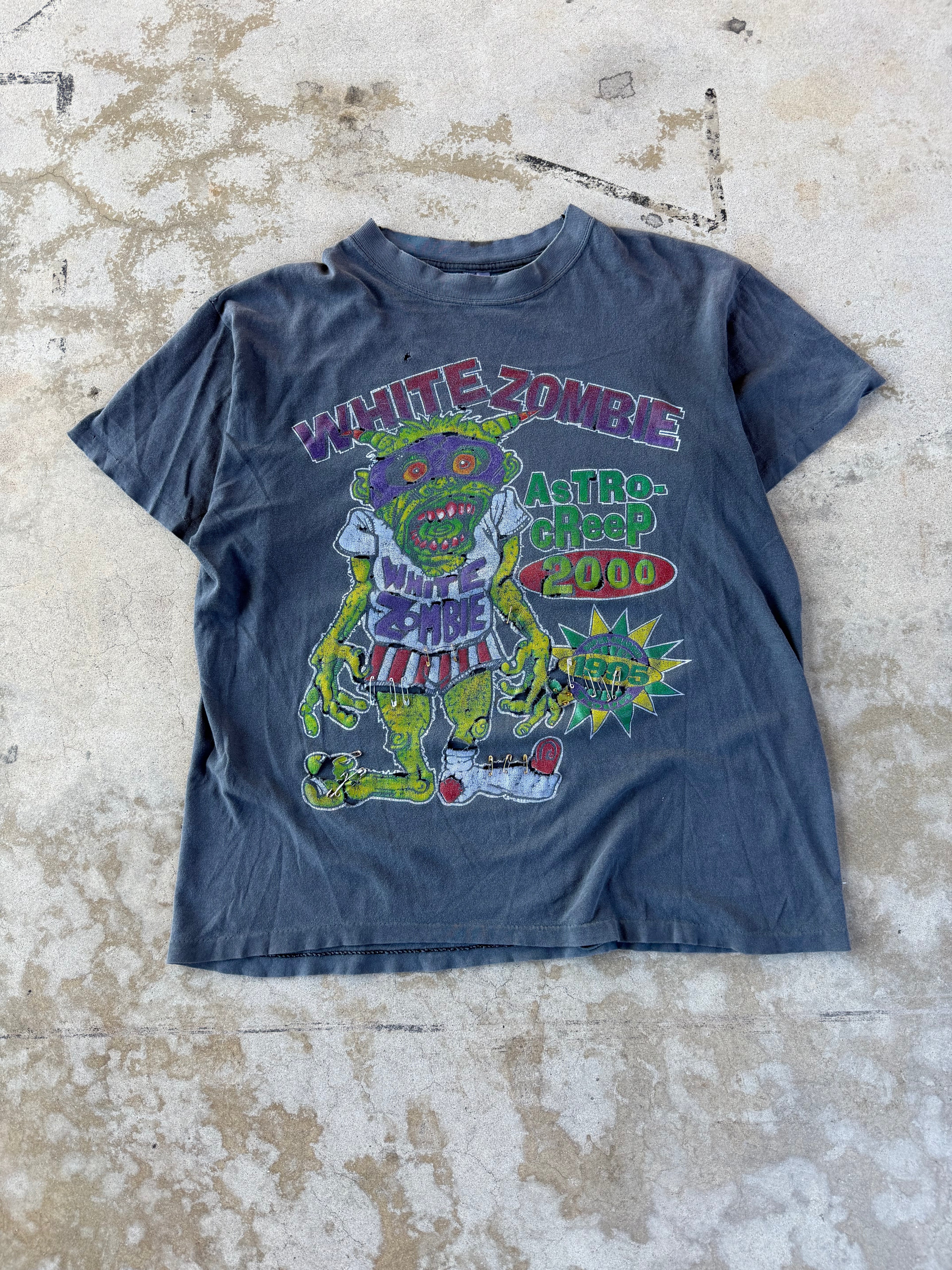 1995 White Zombie "Astro Creep 2000" FADED tee  | XL