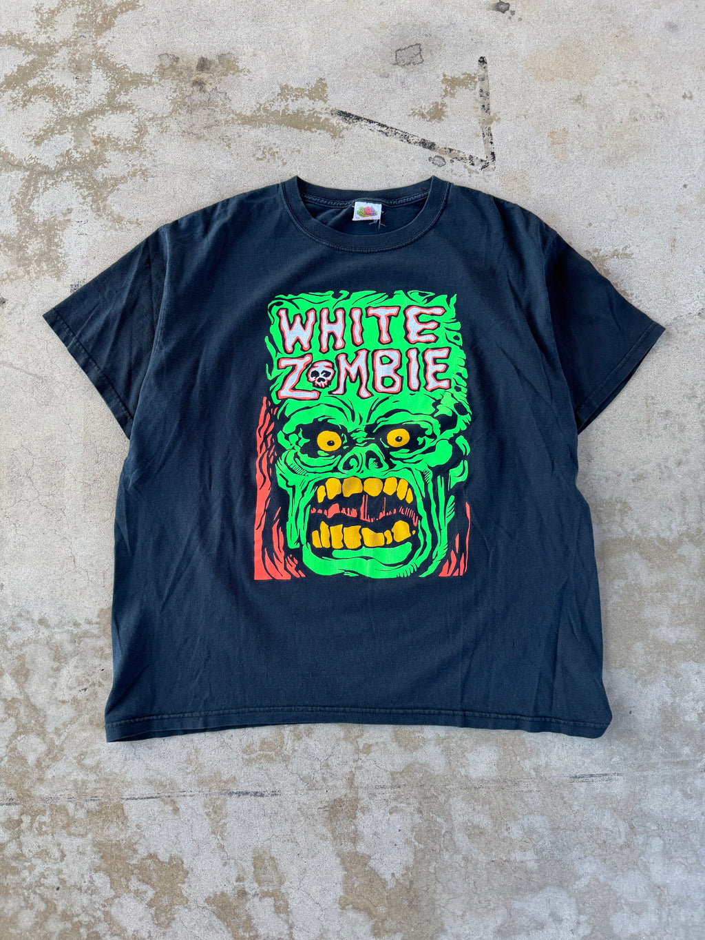 00s White Zombie Green Face | XL