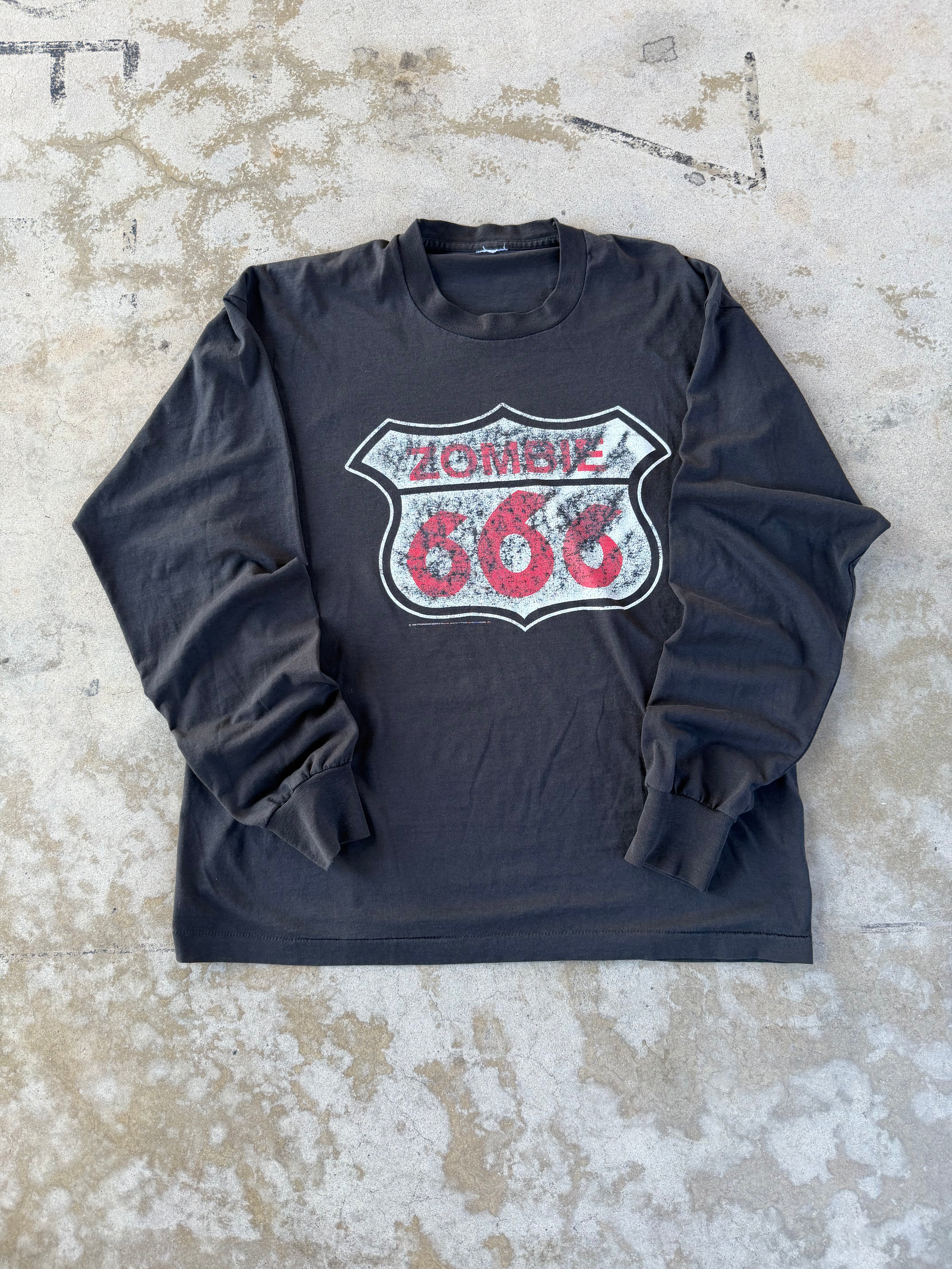 90s White Zombie 666 Longsleeve | XL
