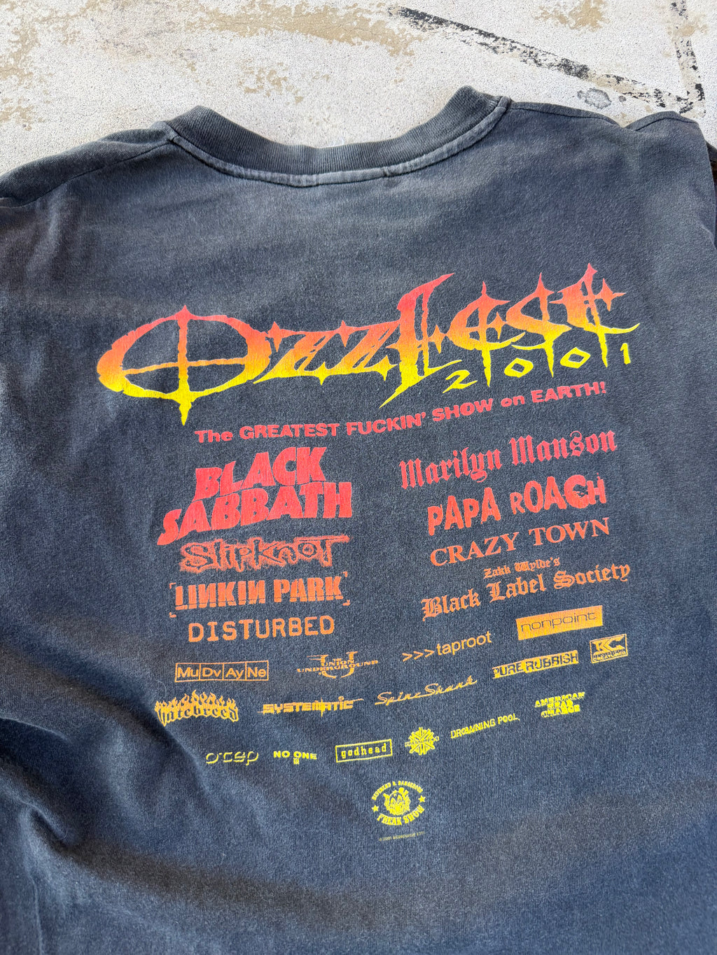 Faded Ozzfest 01' tee | L