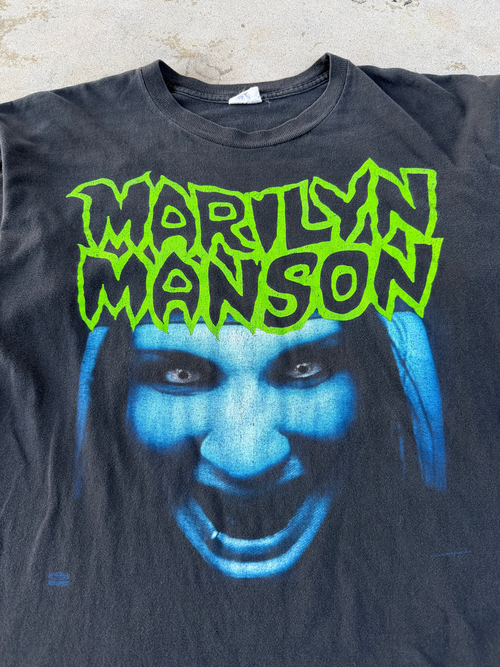 90s Marilyn Manson Blue Face | XXL