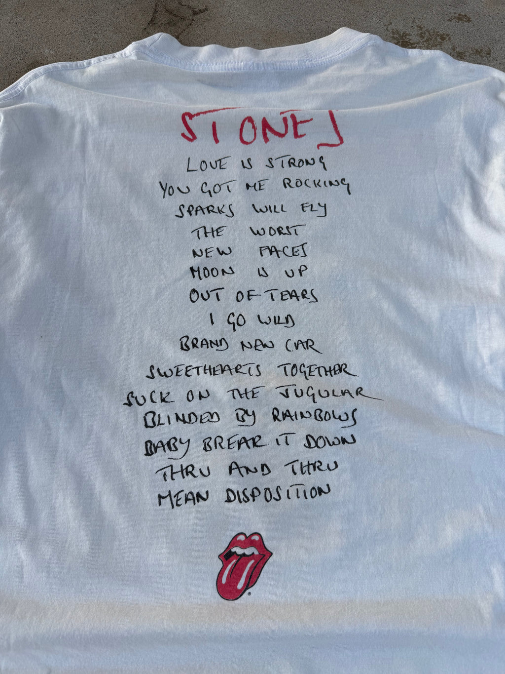 90s Euro Rolling Stones Voodoo Lounge | XL