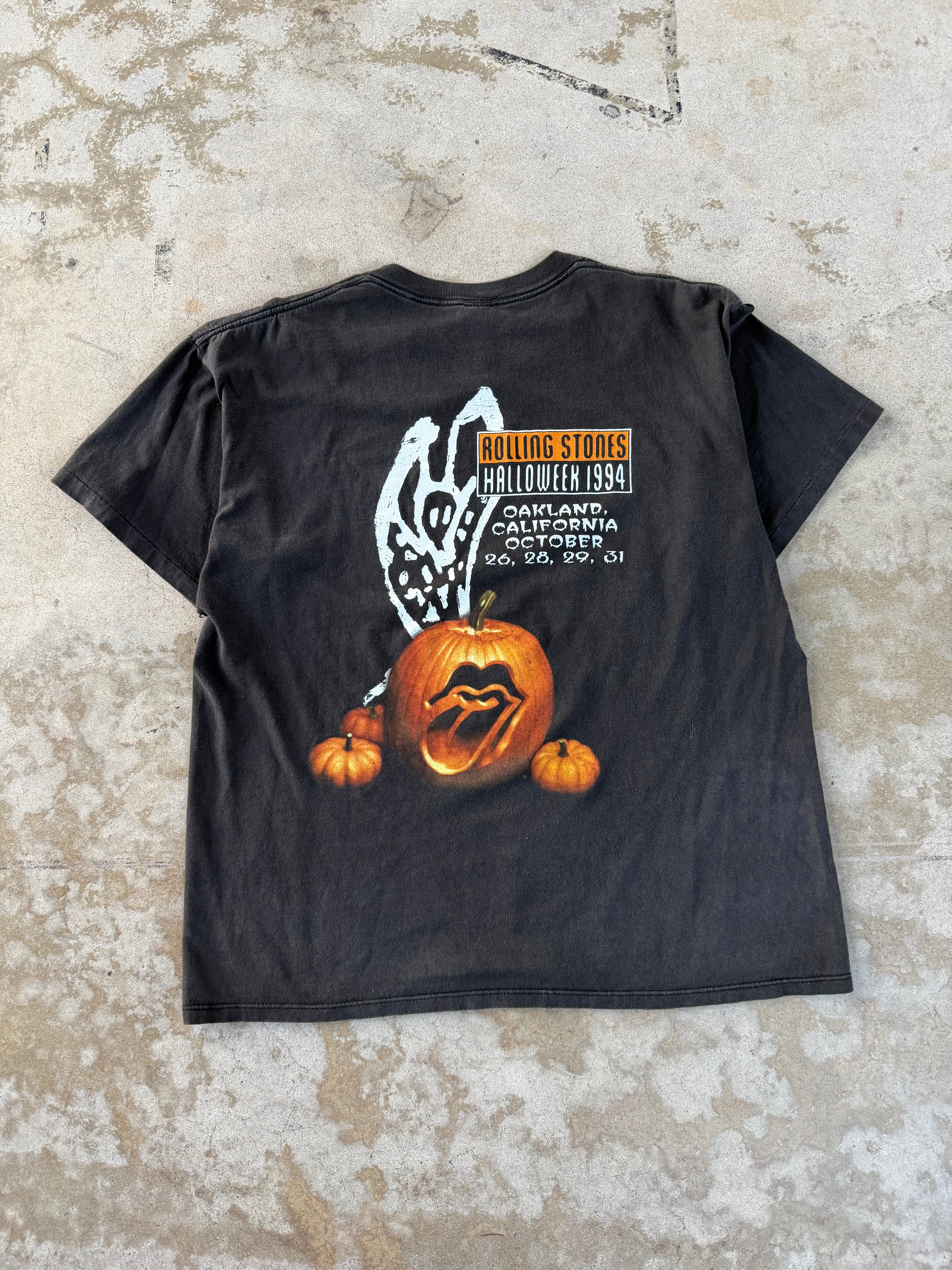 90s Rolling Stones Vampire Fangs | XL