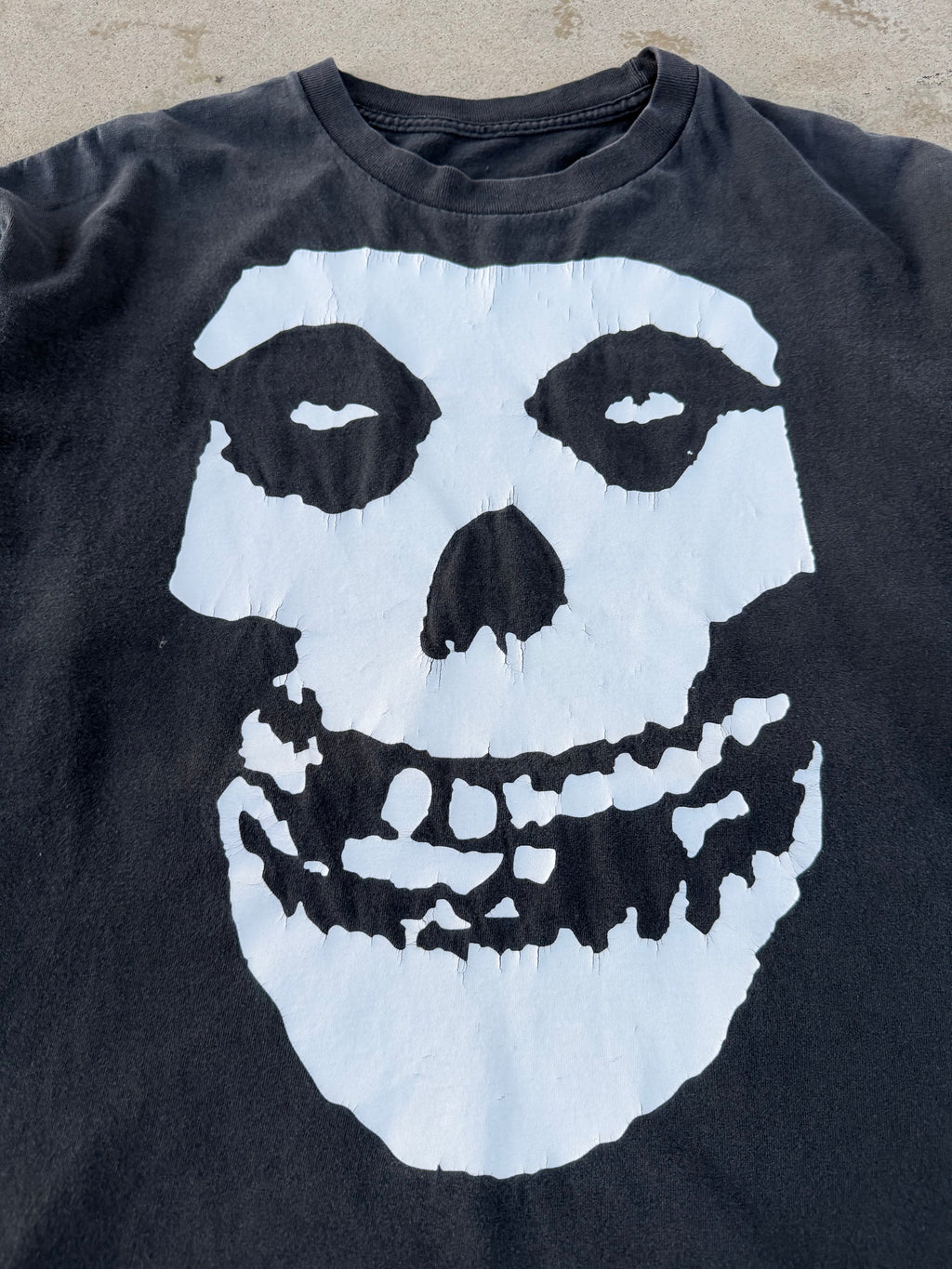 90s Misfits Puff-Print Skull | XL