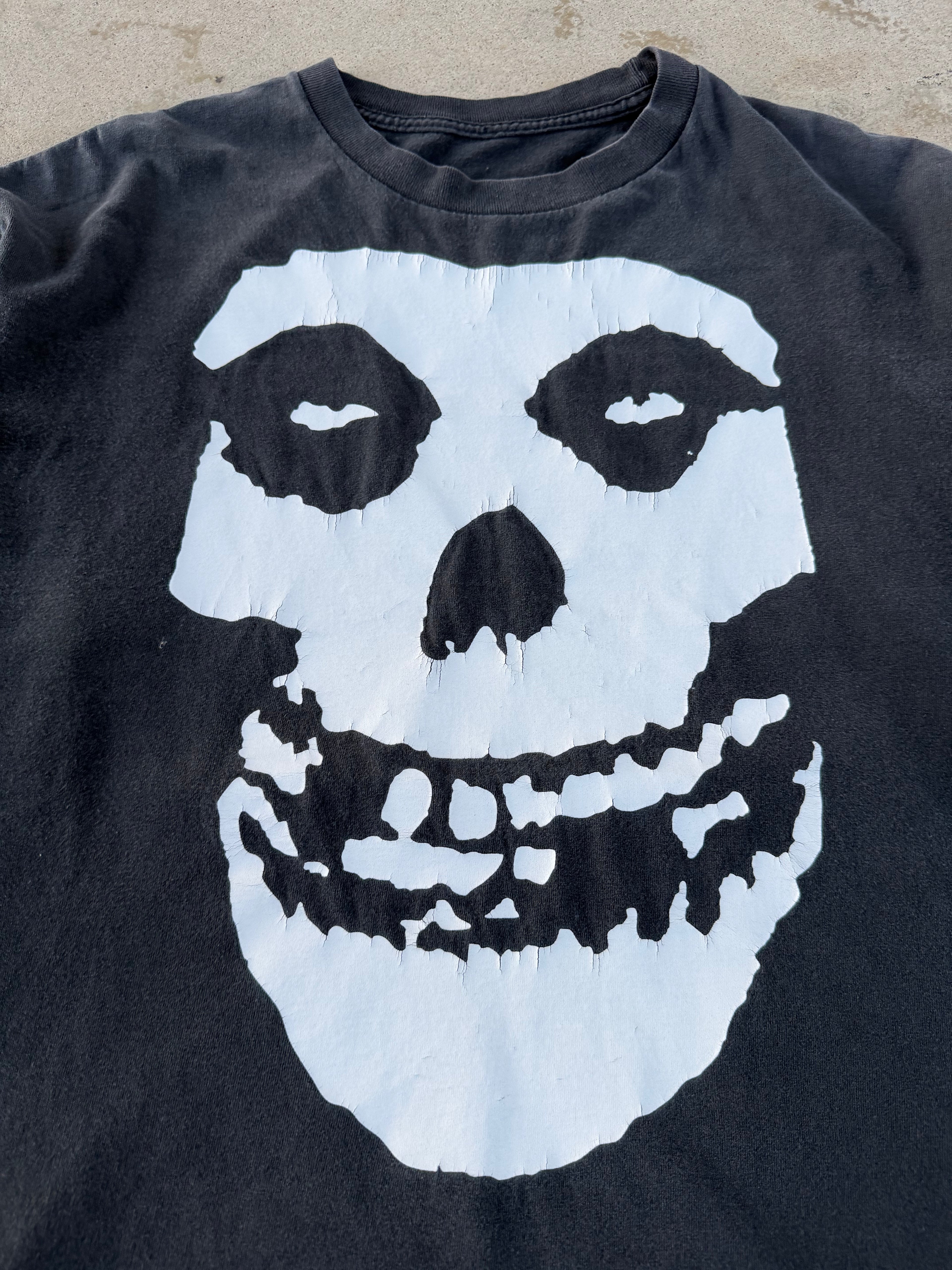 90s Misfits Puff-Print Skull | XL