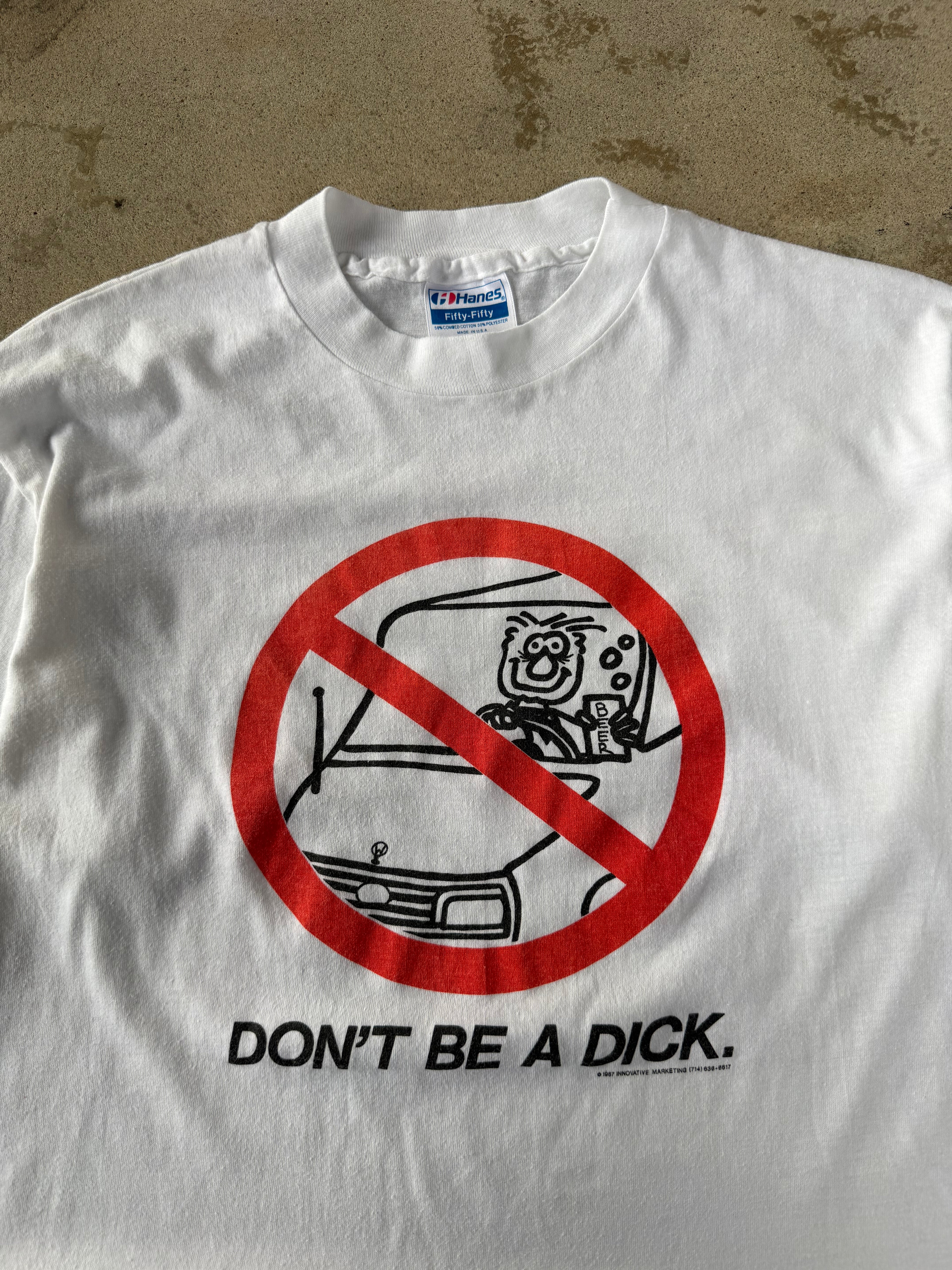90s "Don't Be A D*ck" Anti Drinking & Driving | XL