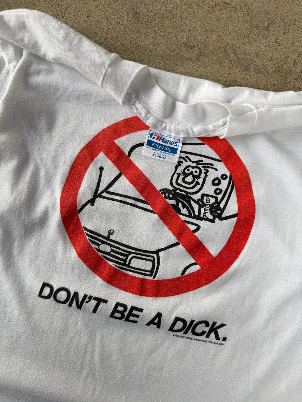 90s "Don't Be A D*ck" Anti Drinking & Driving | XL