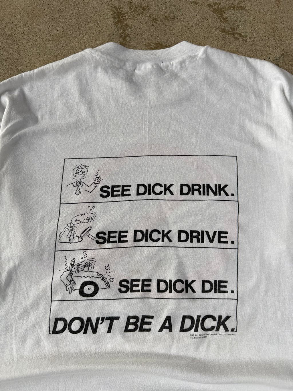 90s "Don't Be A D*ck" Anti Drinking & Driving | XL