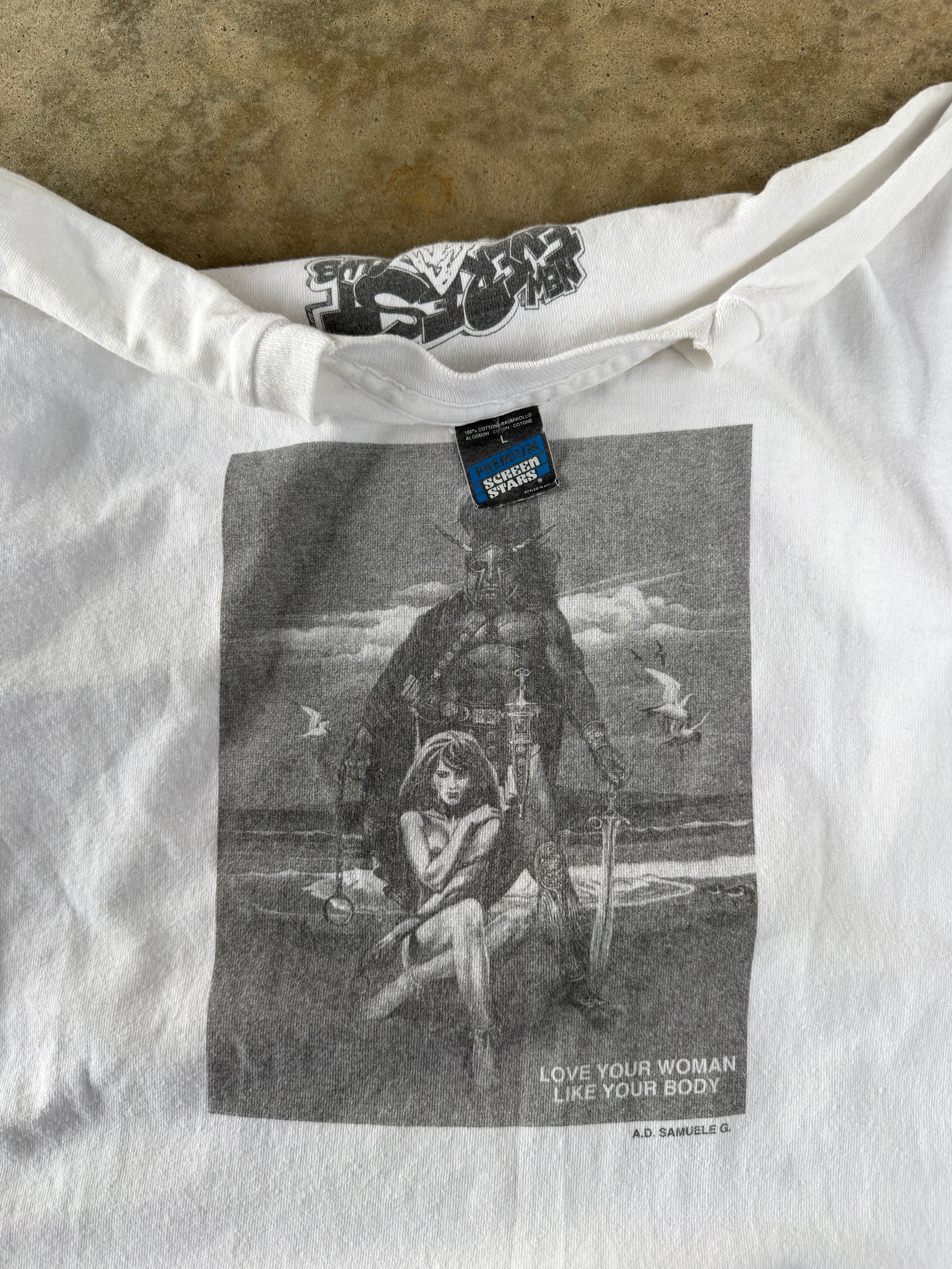 90s "Love Your Women's Body" Titan Tee | L