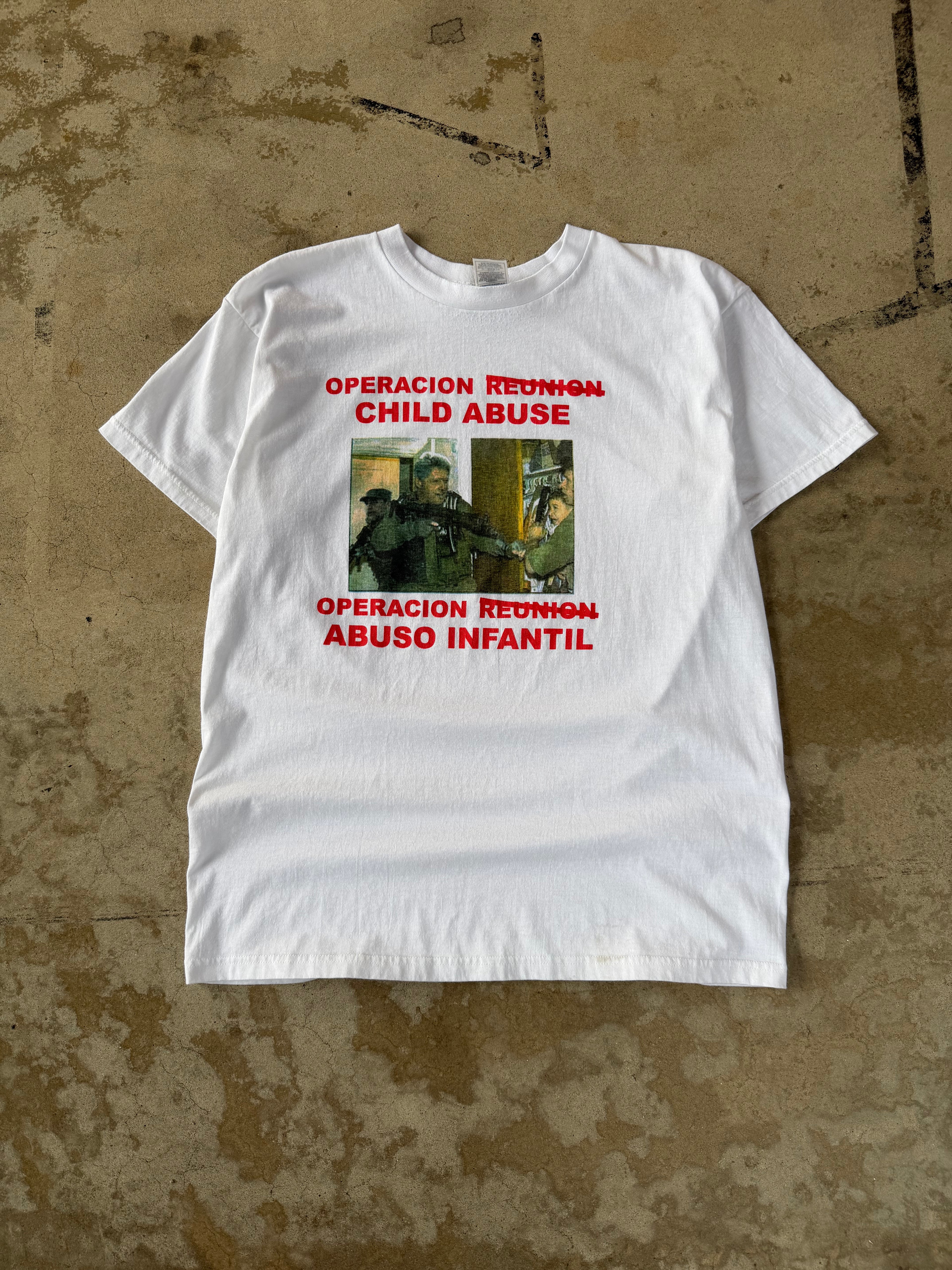 Late 90s Early 00s Anti Child Abuse Tee | XL