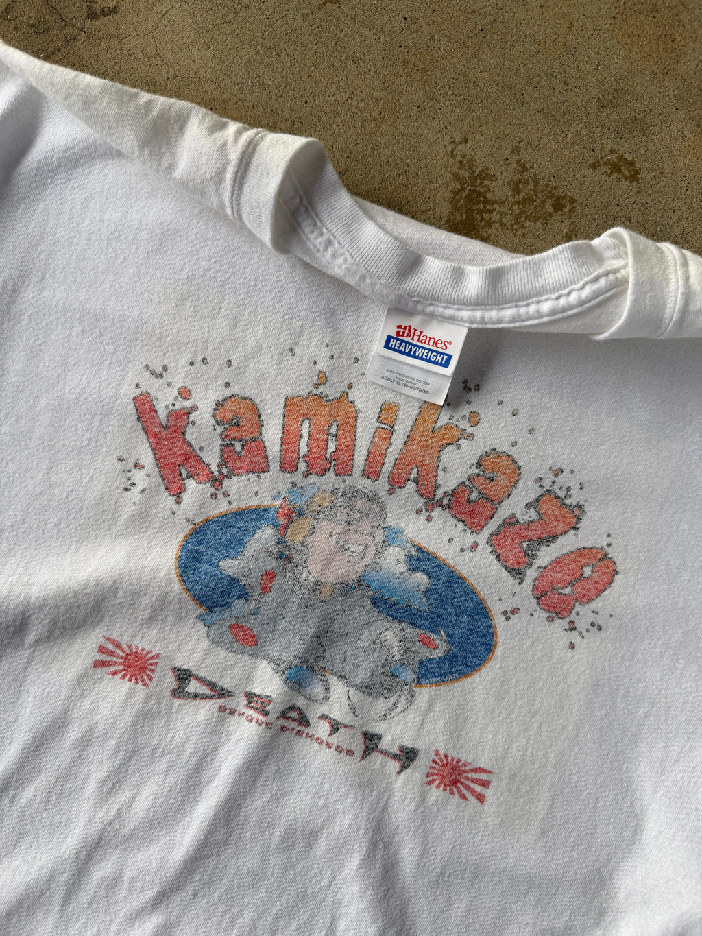 00s Kamikaze Japanese WWII Parody Tee | XL