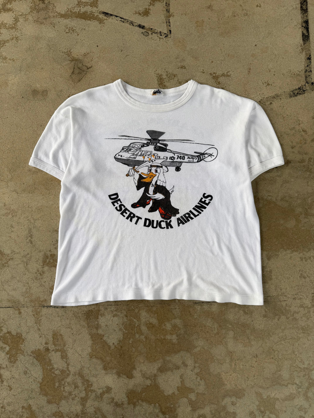 80s Arabian Gulf Duck War Tee| L