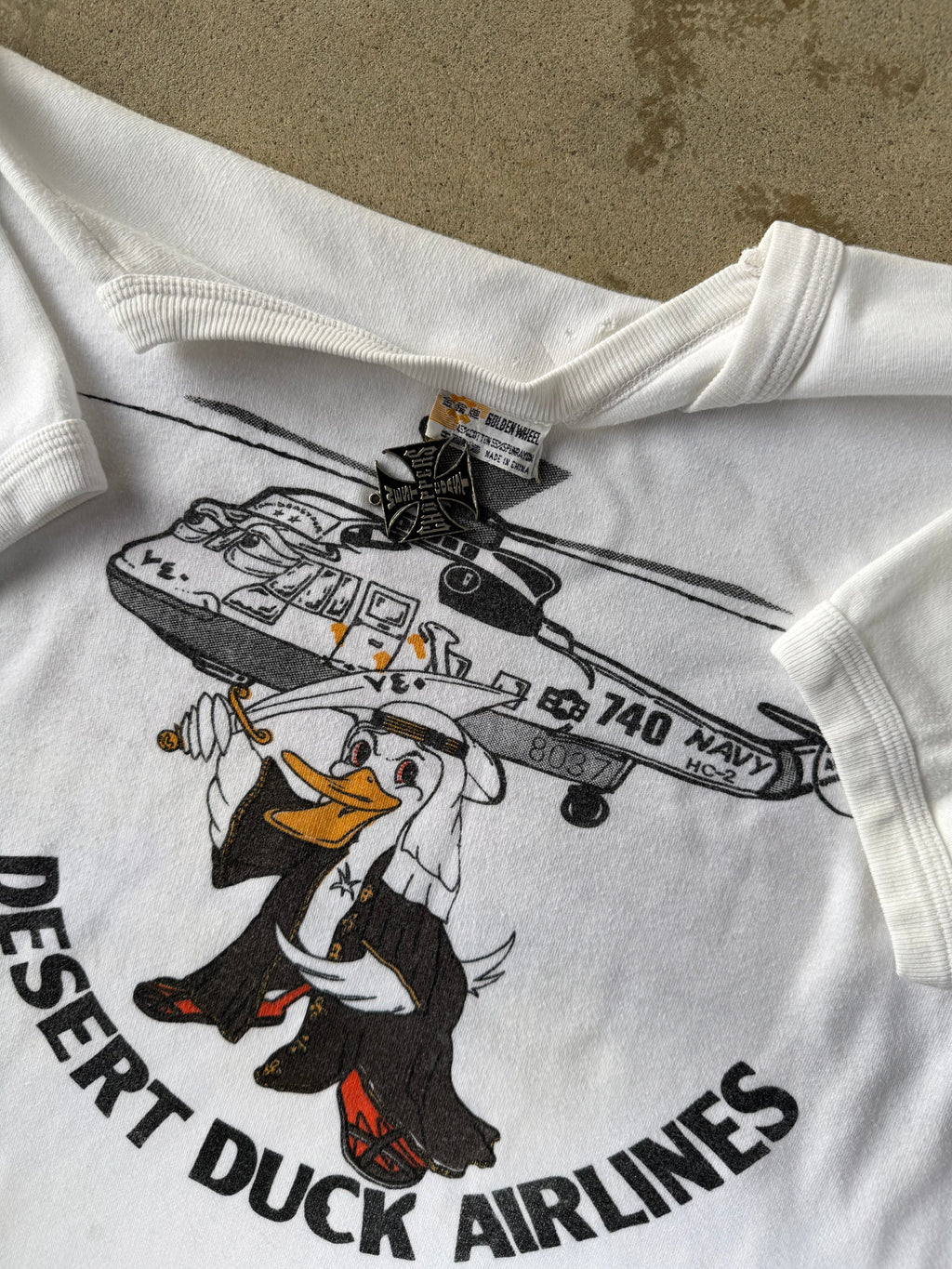 80s Arabian Gulf Duck War Tee| L