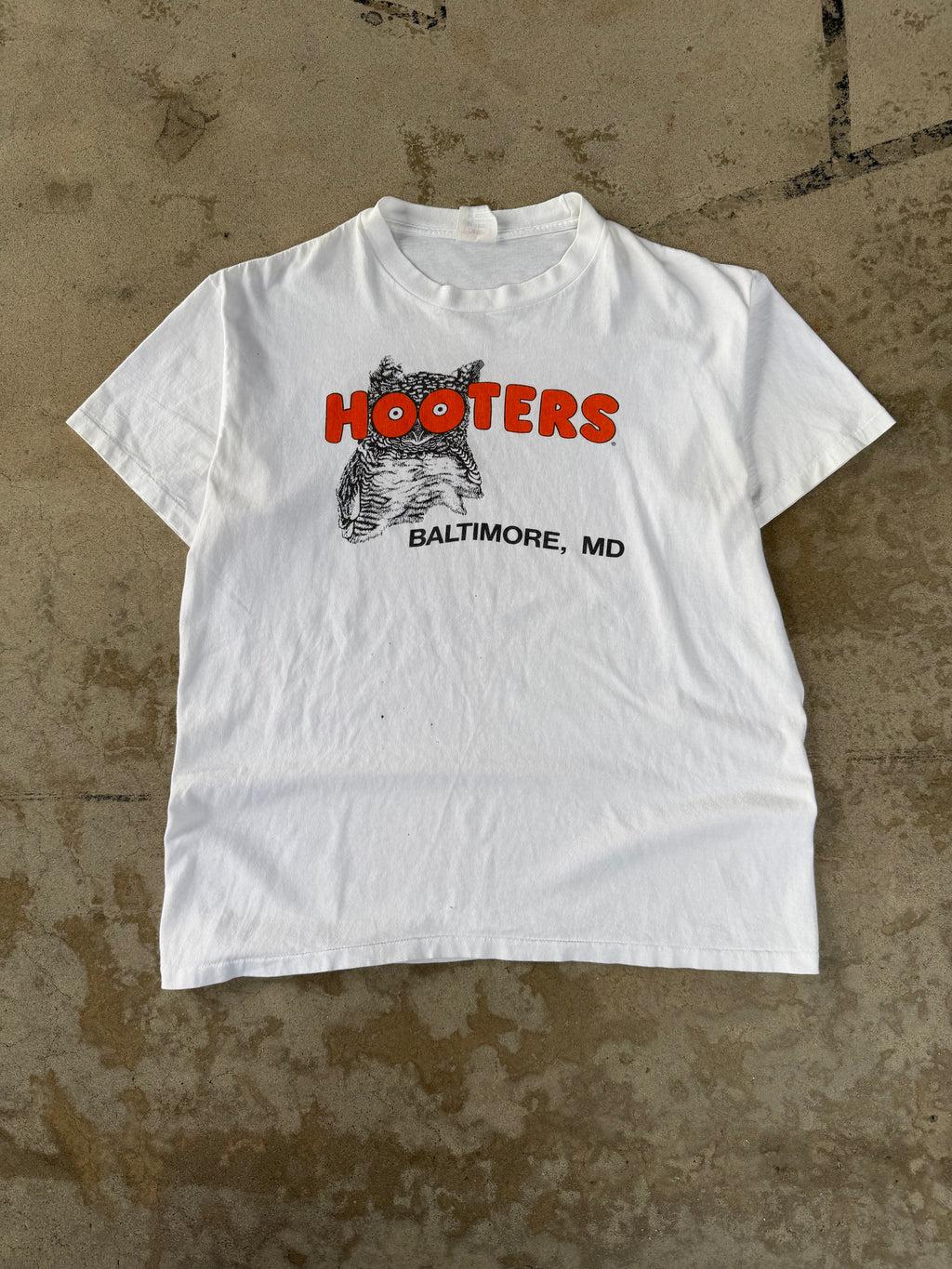 90s Hooters Promo Mirror Print Tee | XL