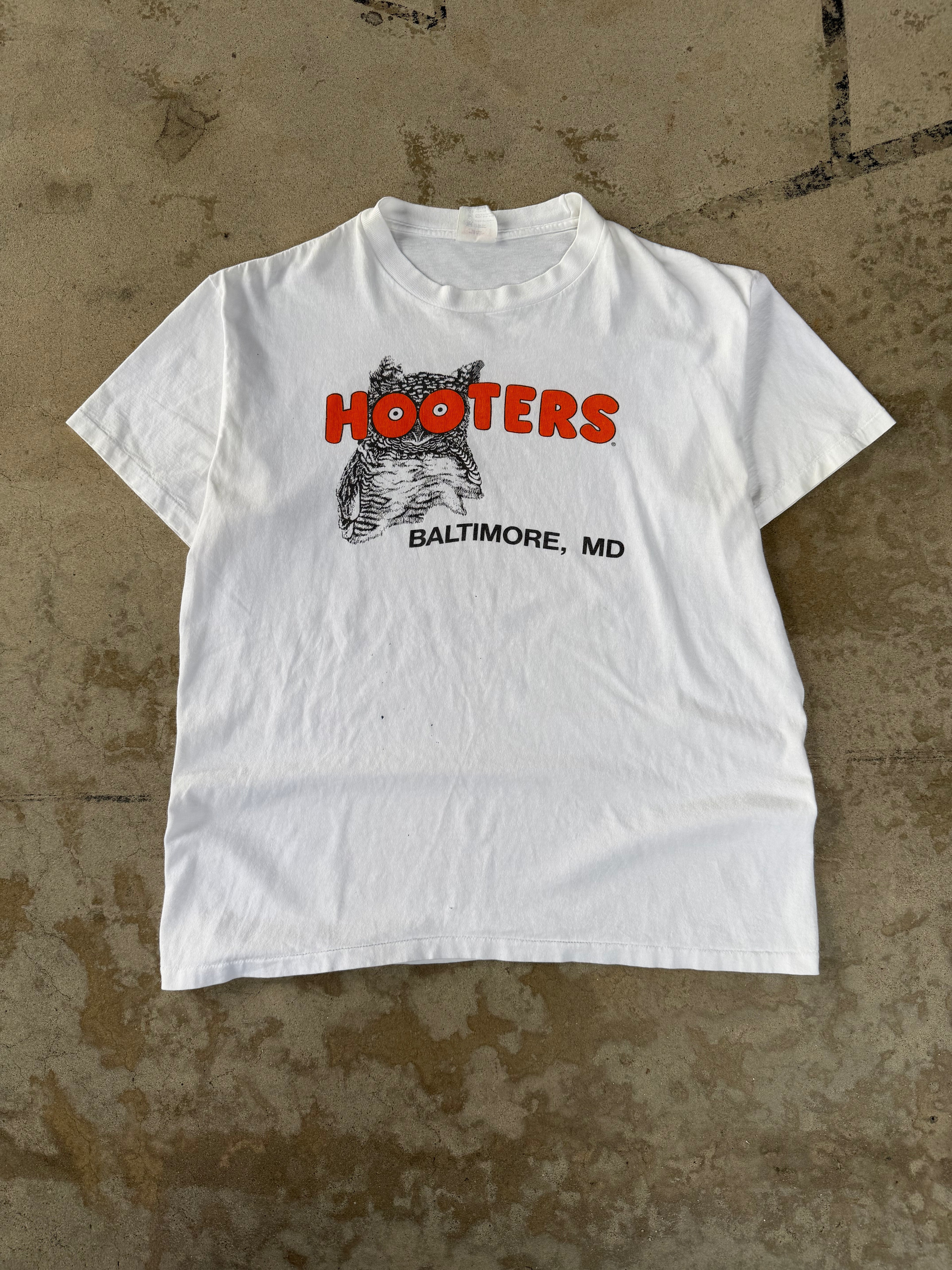 90s Hooters Promo Mirror Print Tee | XL