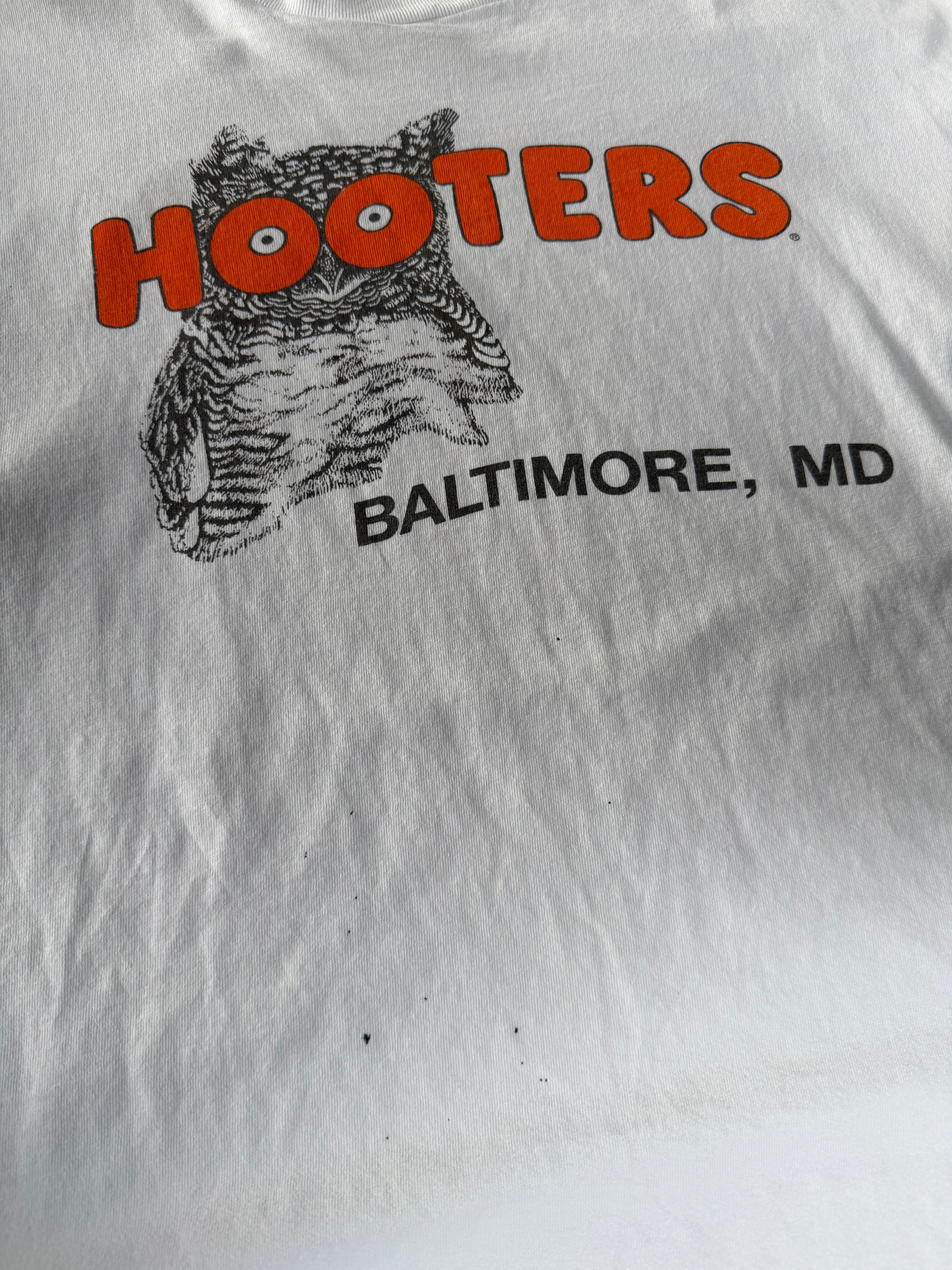 90s Hooters Promo Mirror Print Tee | XL