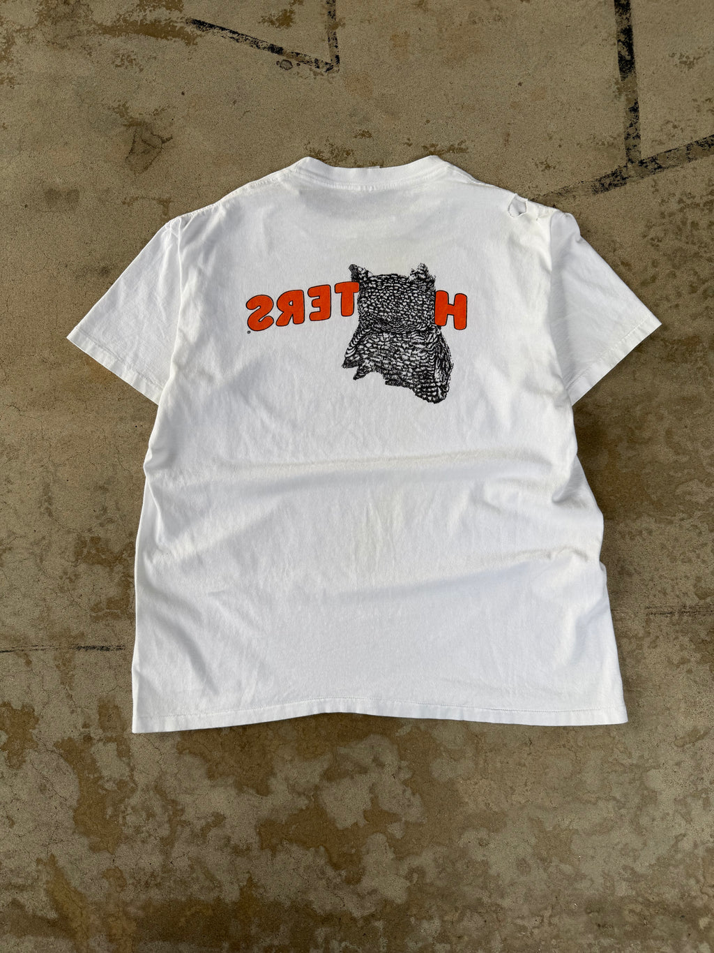 90s Hooters Promo Mirror Print Tee | XL
