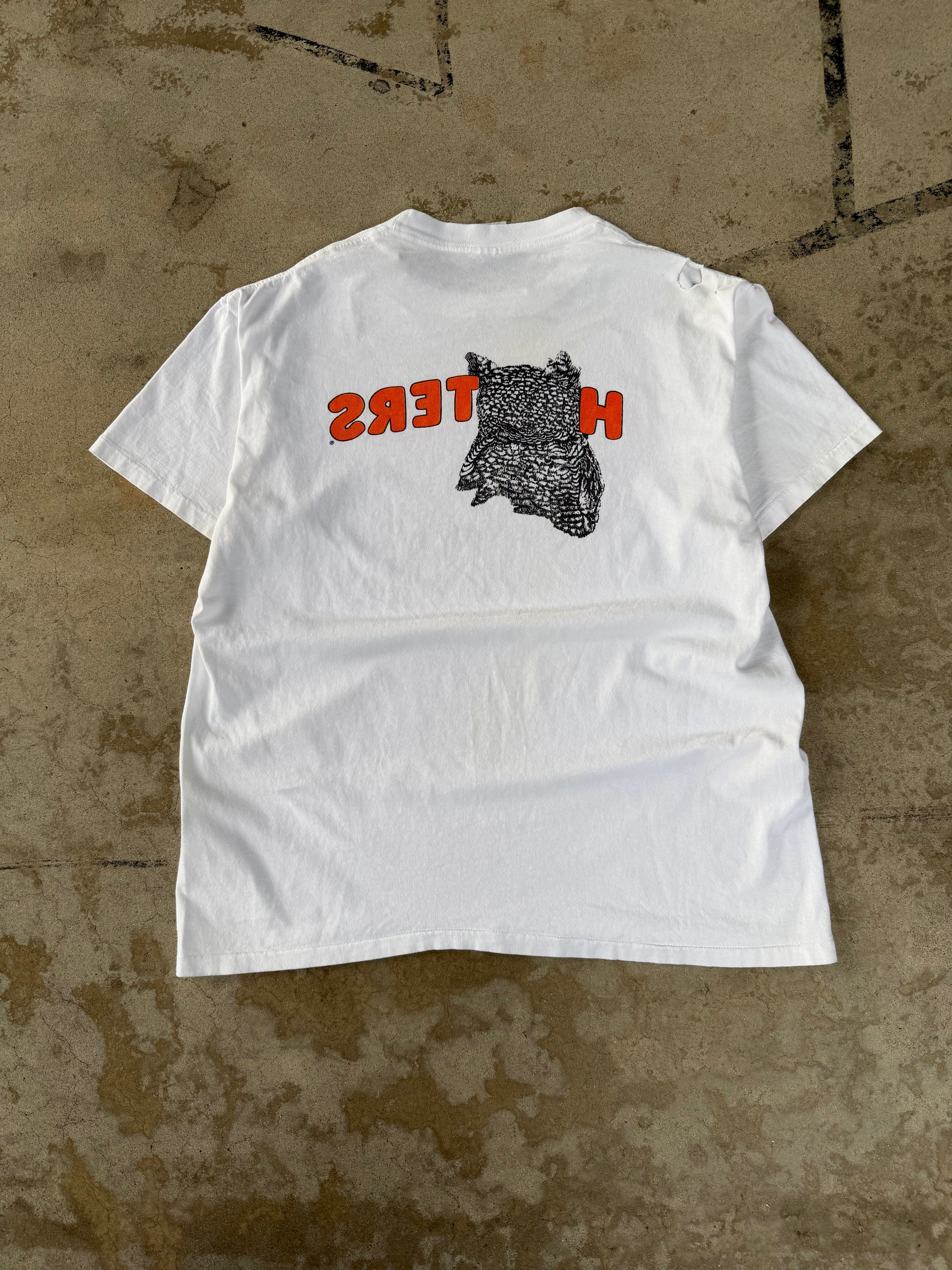 90s Hooters Promo Mirror Print Tee | XL