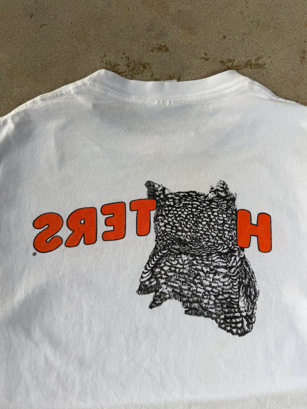 90s Hooters Promo Mirror Print Tee | XL