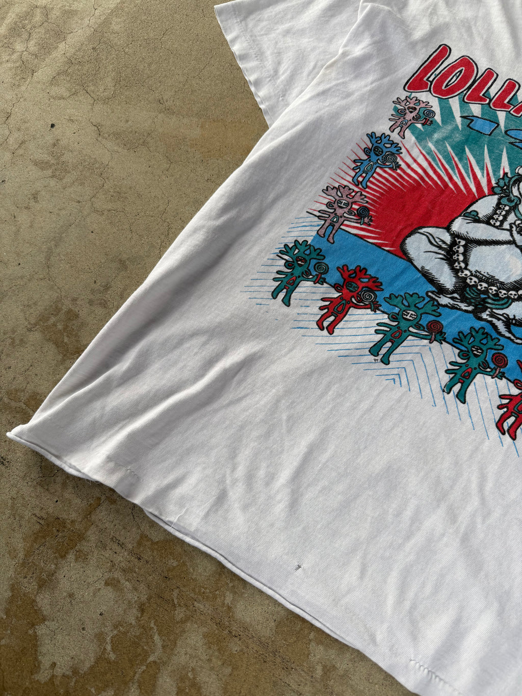 1994 Thrashed/Paper Thin Lollapalooza Budah Tee | XL
