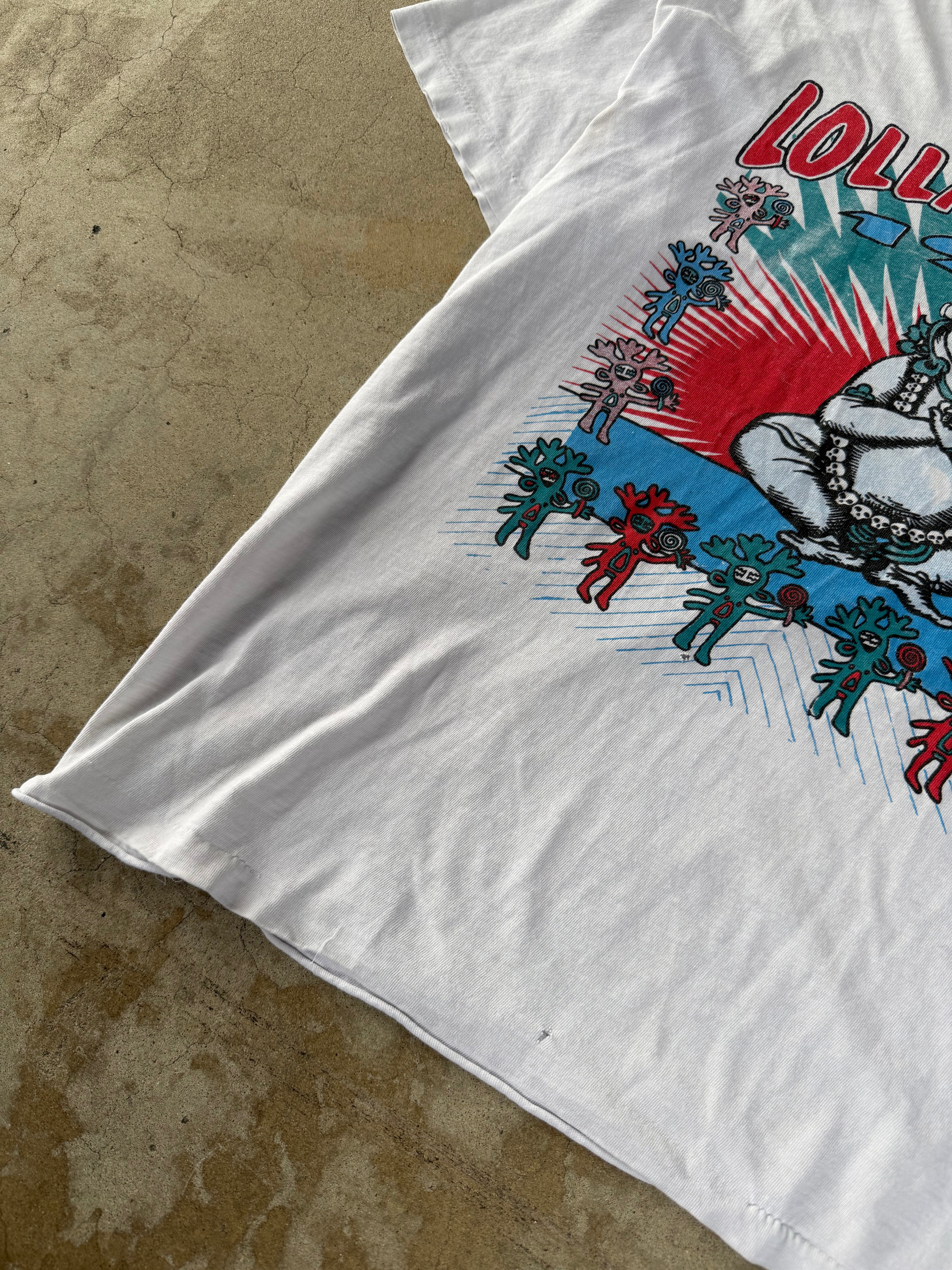 1994 Thrashed/Paper Thin Lollapalooza Budah Tee | XL