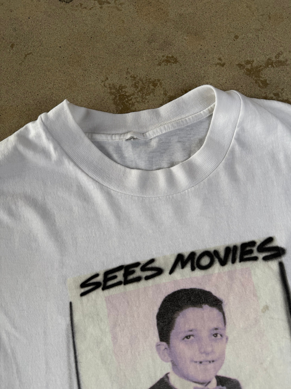 90s "Sees Movies at Discount" Comedy Tee | XL