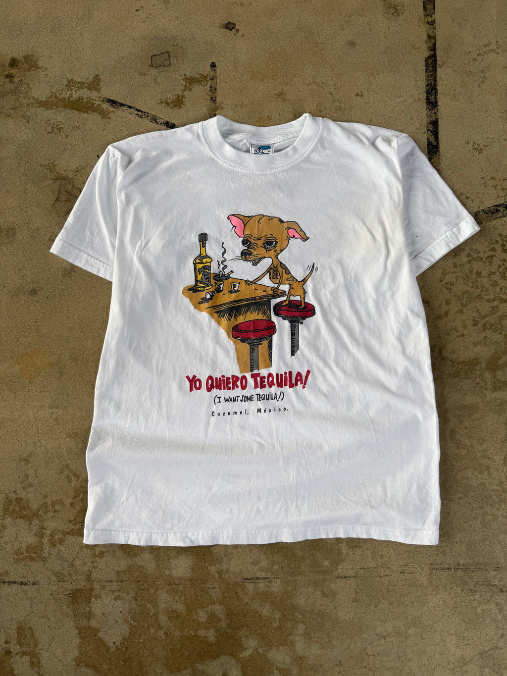 90s "Yo Quiero Tequila" Taco Bell Parody Tee | XL