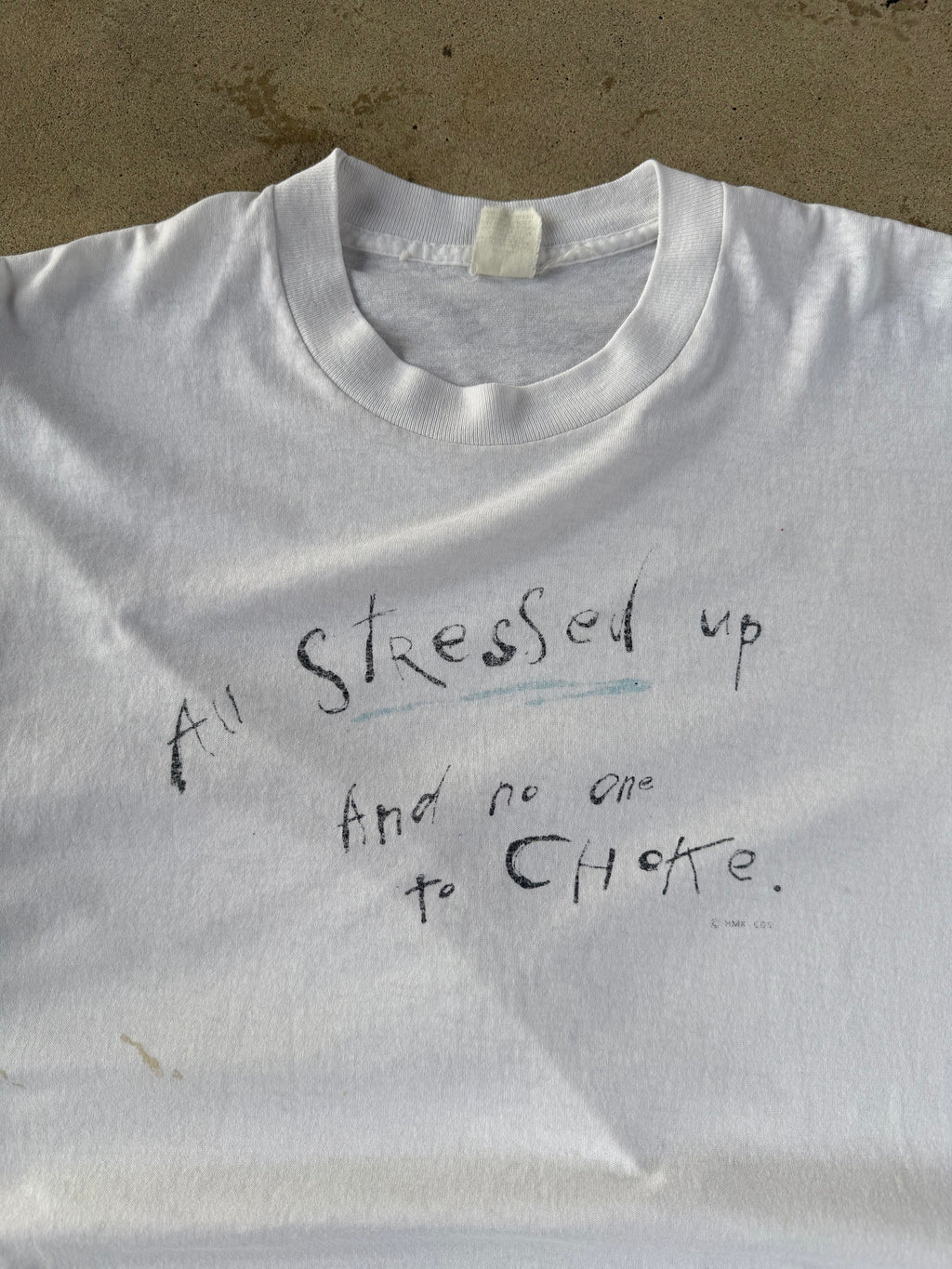 90s "All Stressed Up" Comedy Tee | L