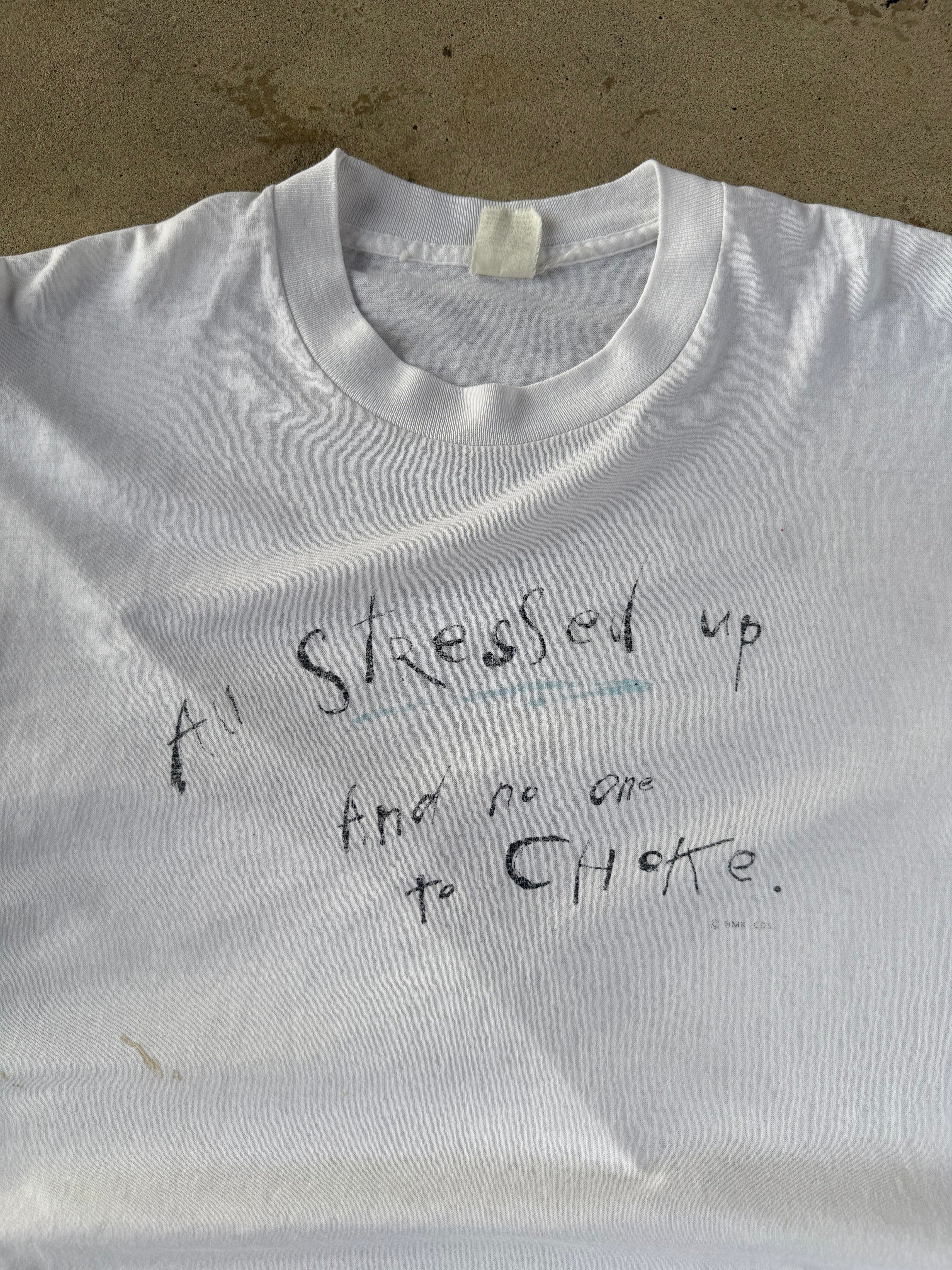 90s "All Stressed Up" Comedy Tee | L