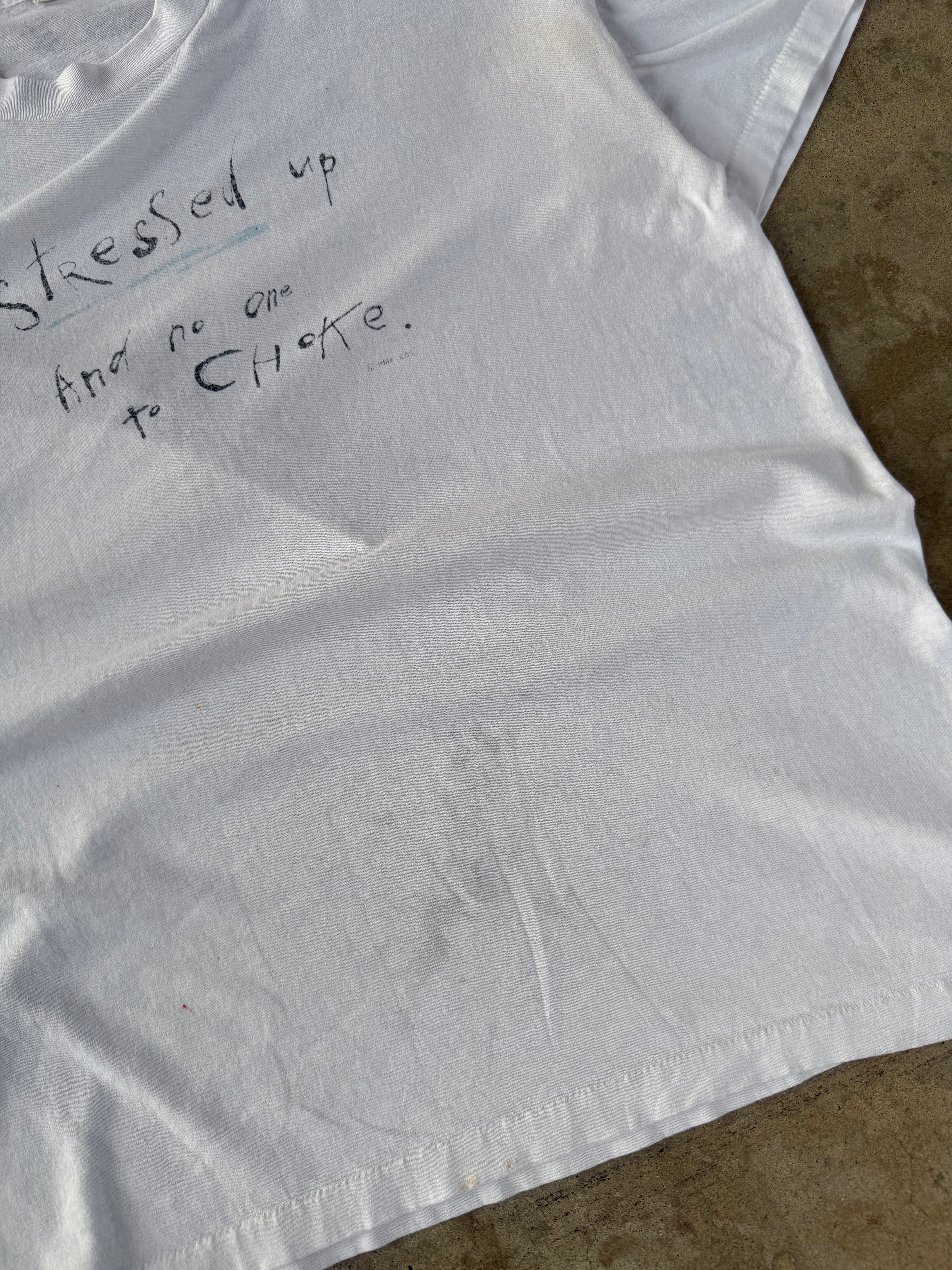 90s "All Stressed Up" Comedy Tee | L