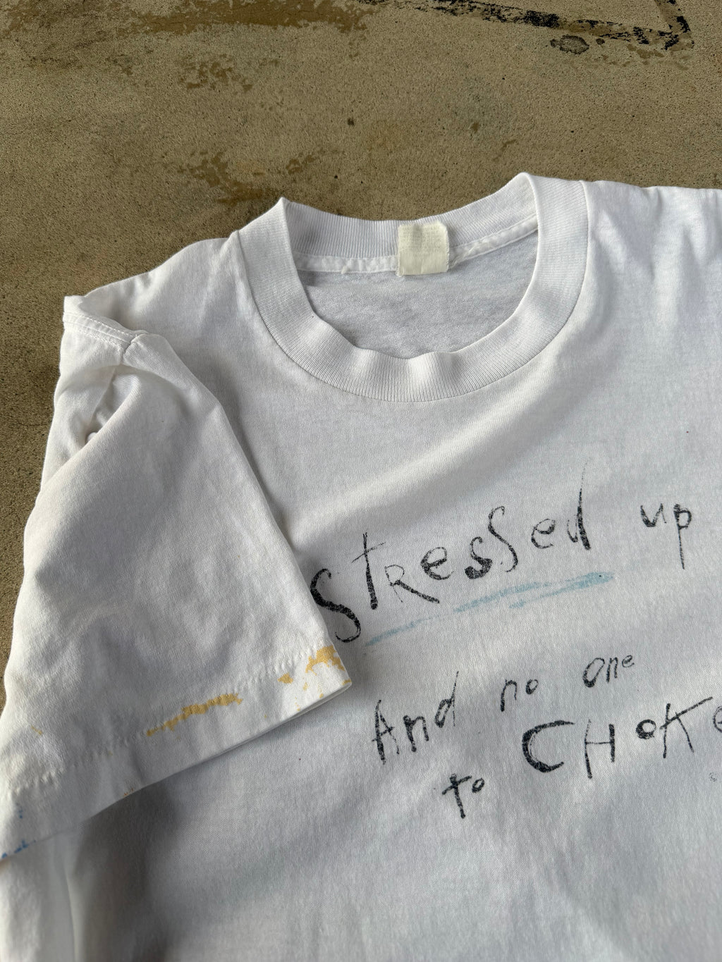 90s "All Stressed Up" Comedy Tee | L