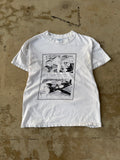 90s Japanese WWII Pilot Fighter Propaganda Tee | M