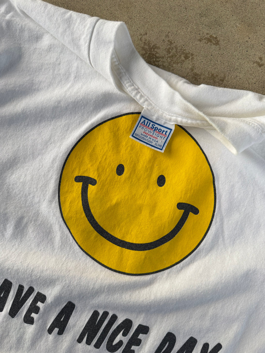 90s "Have A Nice Day A**HOLE" Smiley | XL