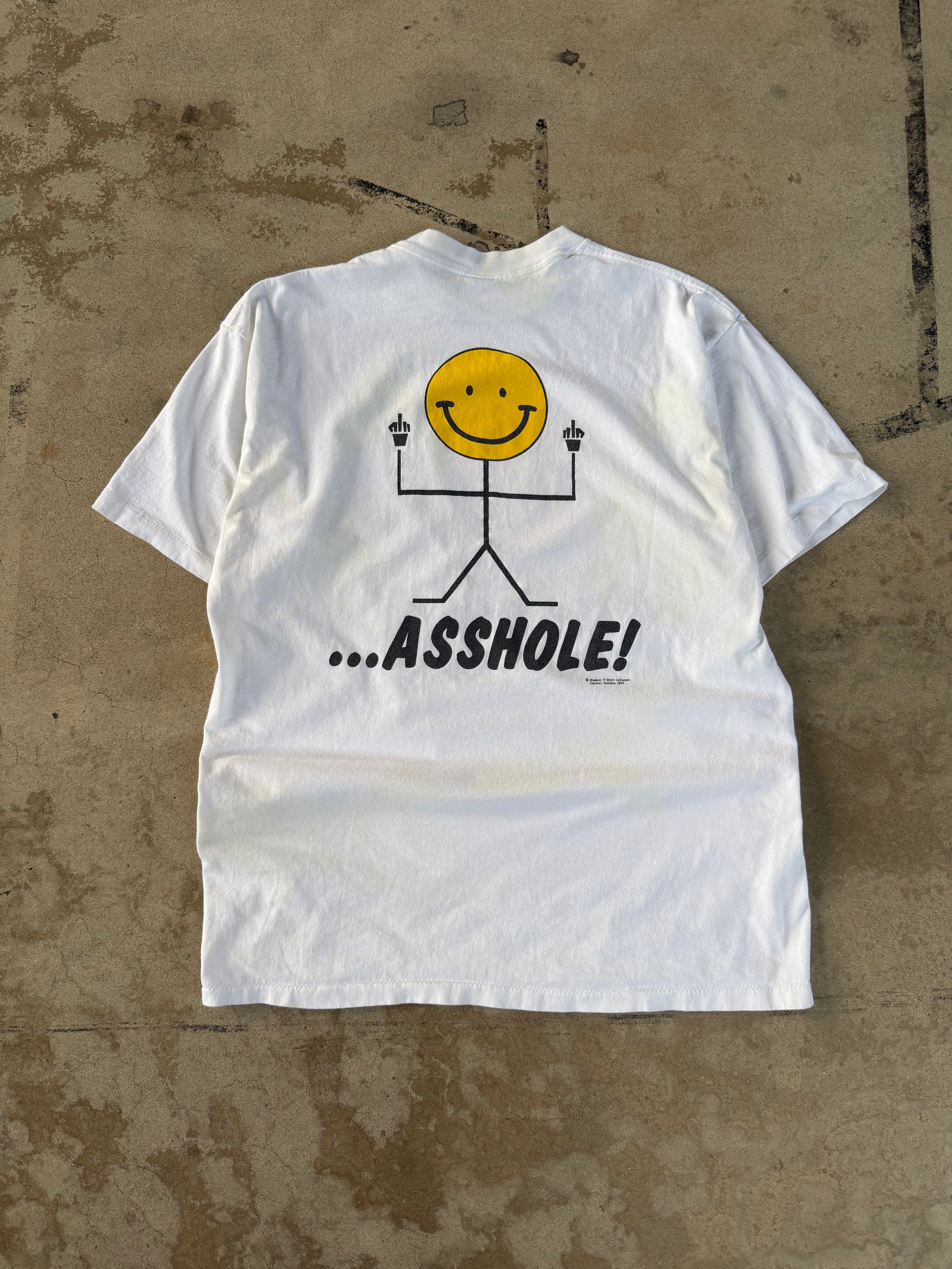 90s "Have A Nice Day A**HOLE" Smiley | XL