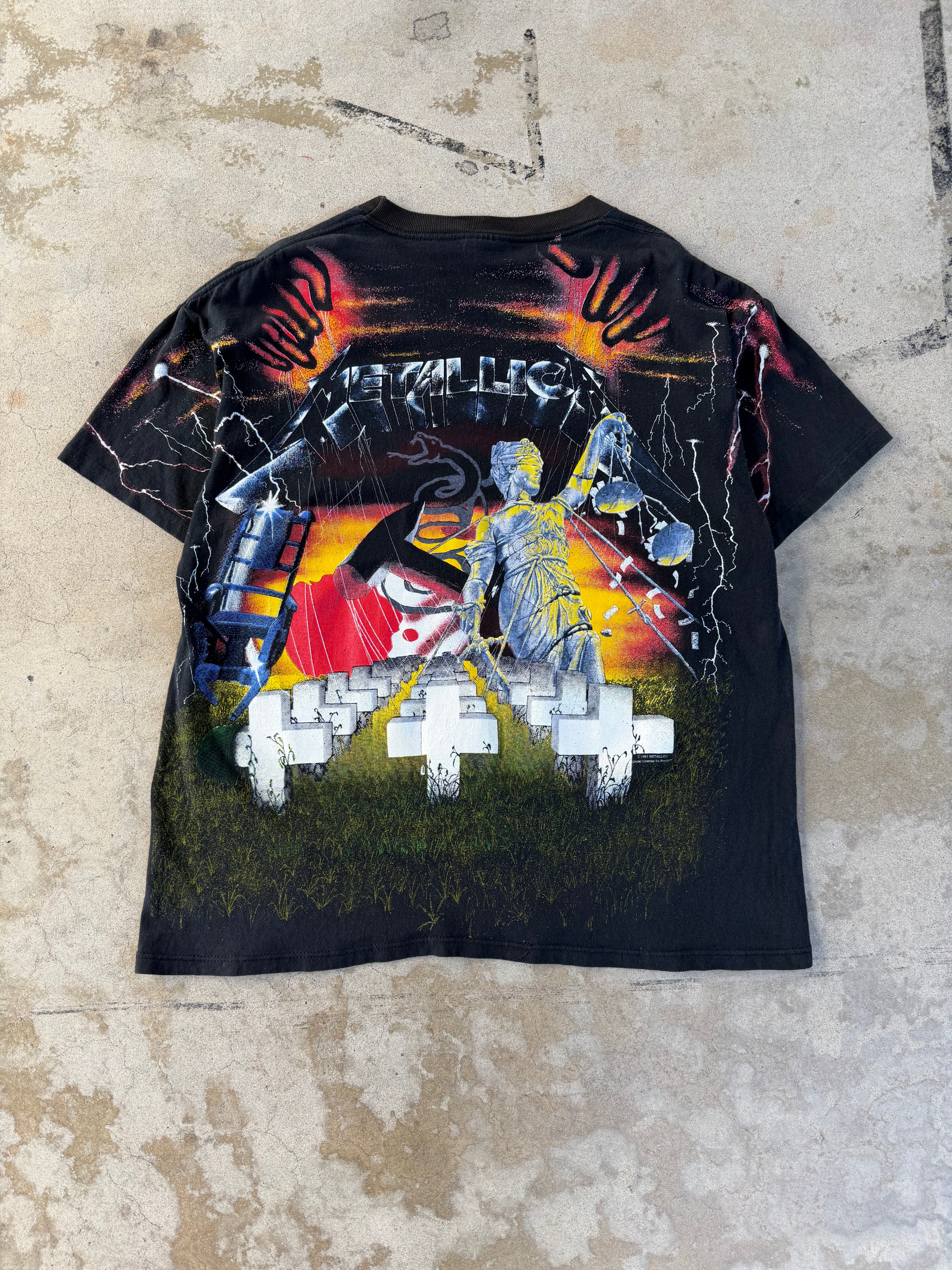 90s Metallica Master of Puppets AOP Grail | XL