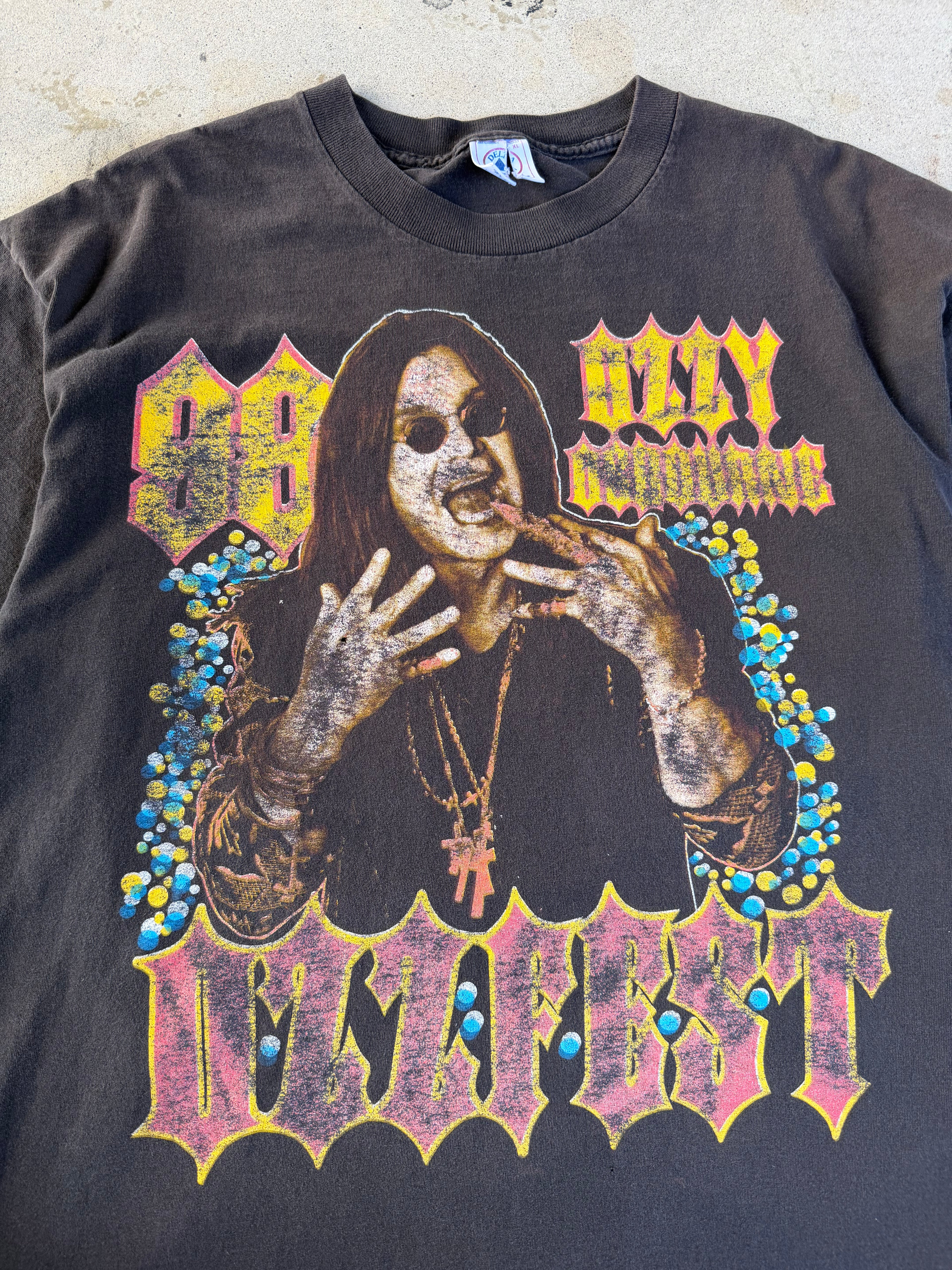 1998 Faded Ozzfest Tee  | XL