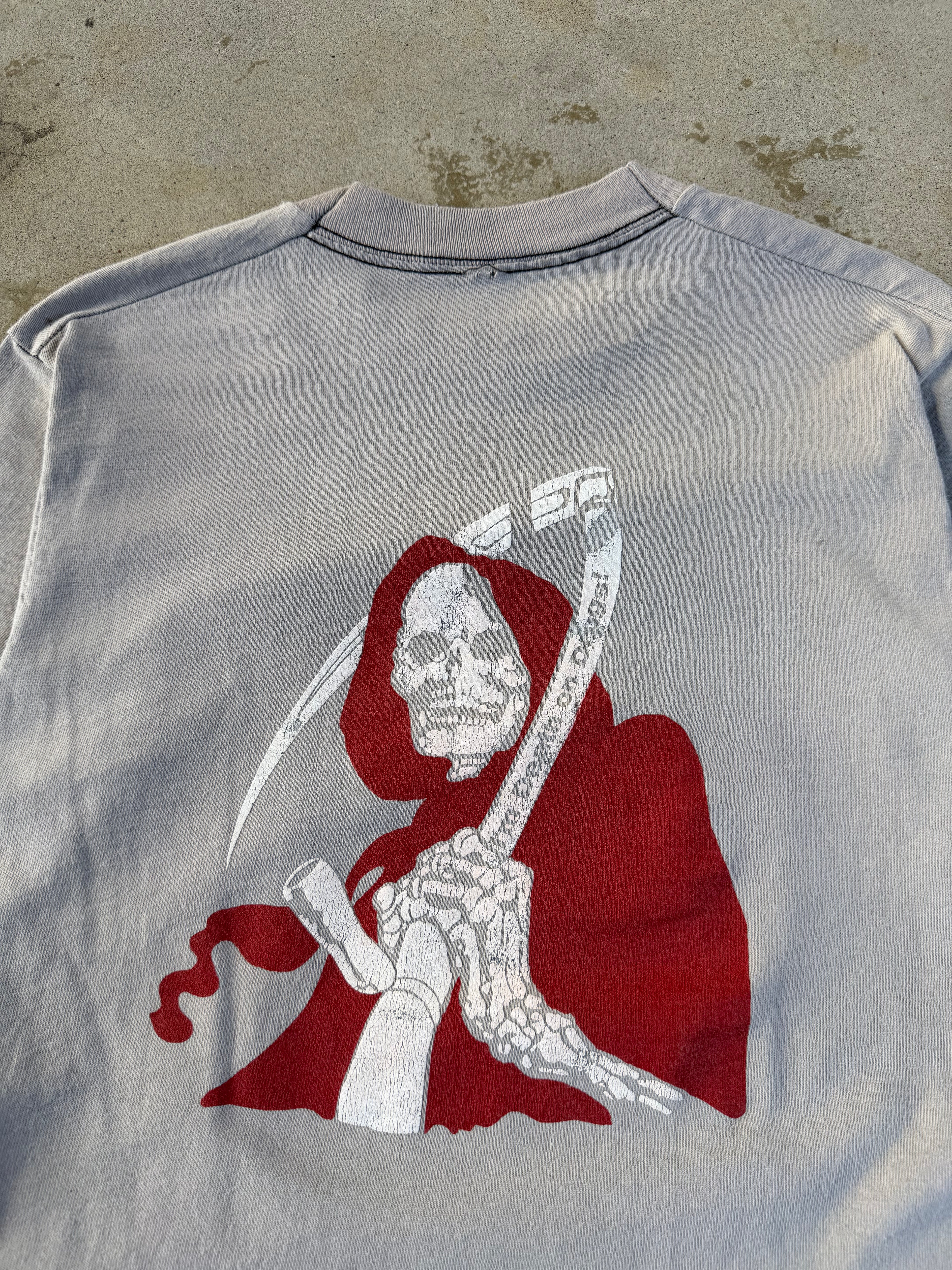 90s Smoked Grim Reaper “I'm Death On Drugs” Tee | M