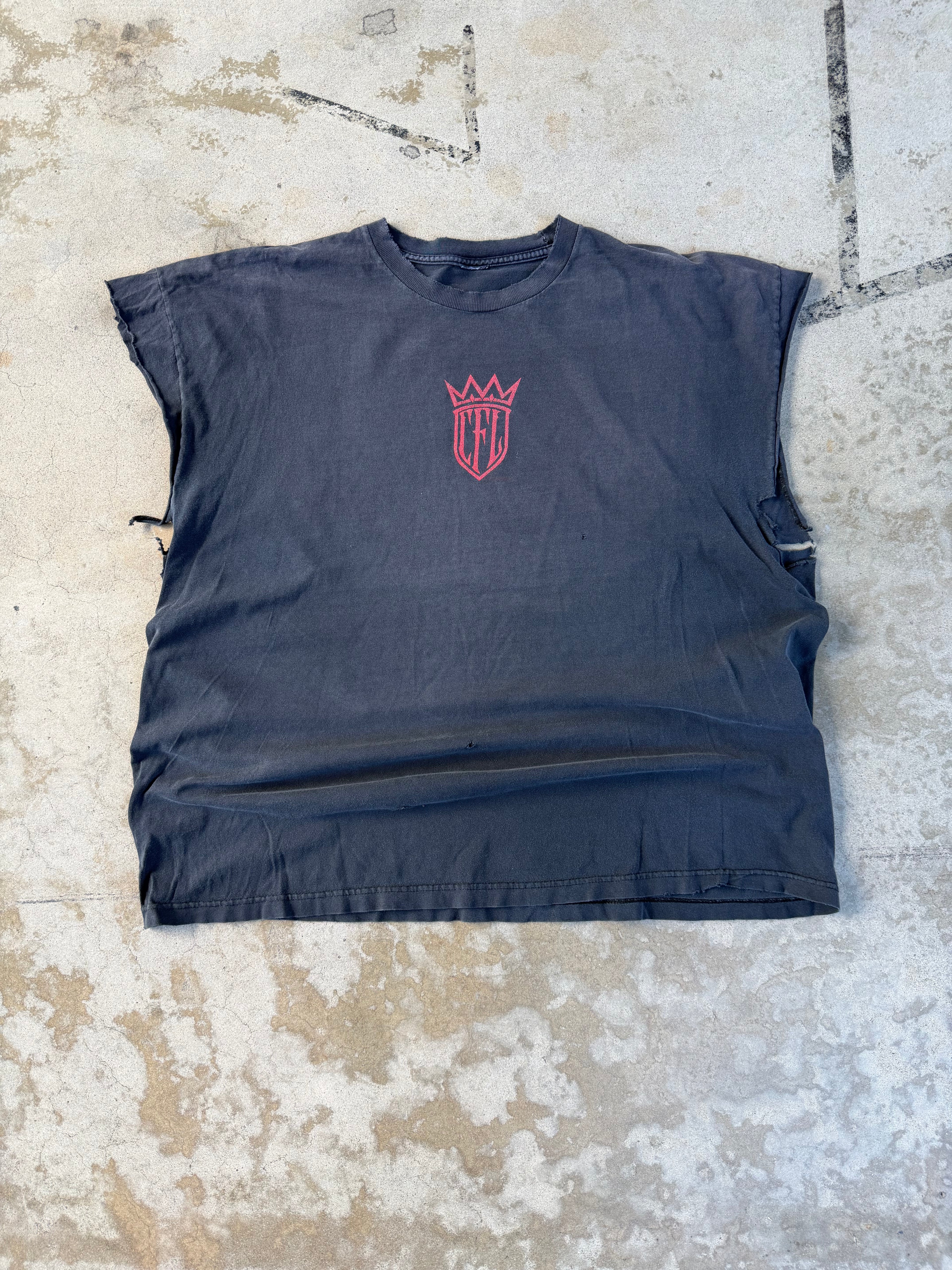 00s West Coast Choppers SMOKED Cutoff | XL