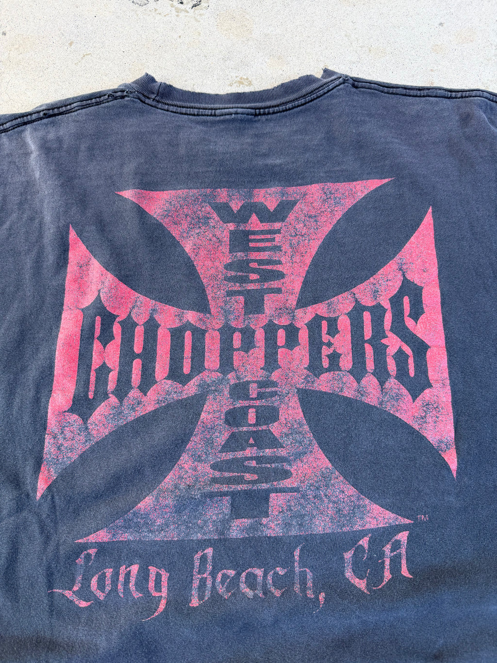 00s West Coast Choppers SMOKED Cutoff | XL