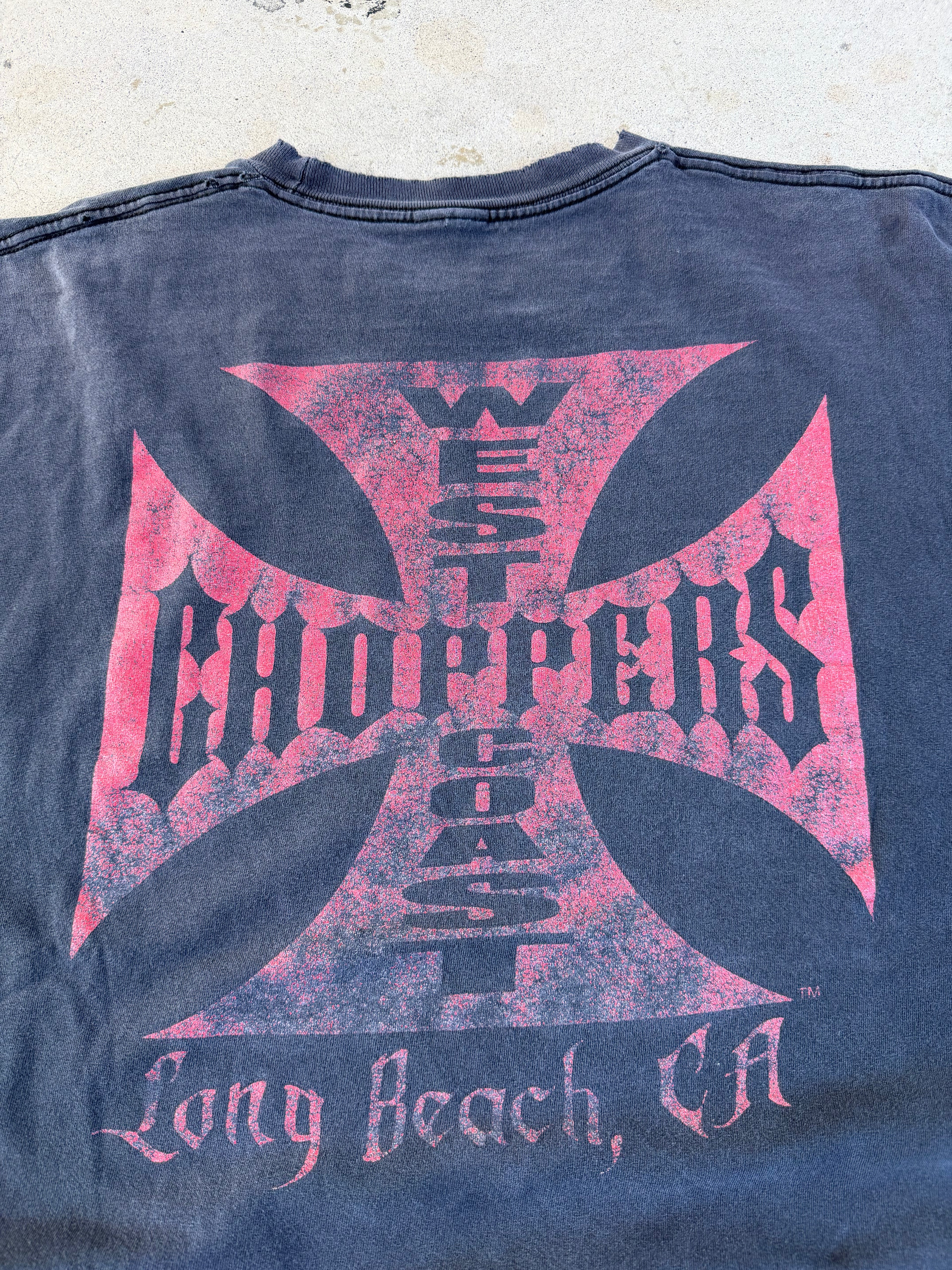 00s West Coast Choppers SMOKED Cutoff | XL