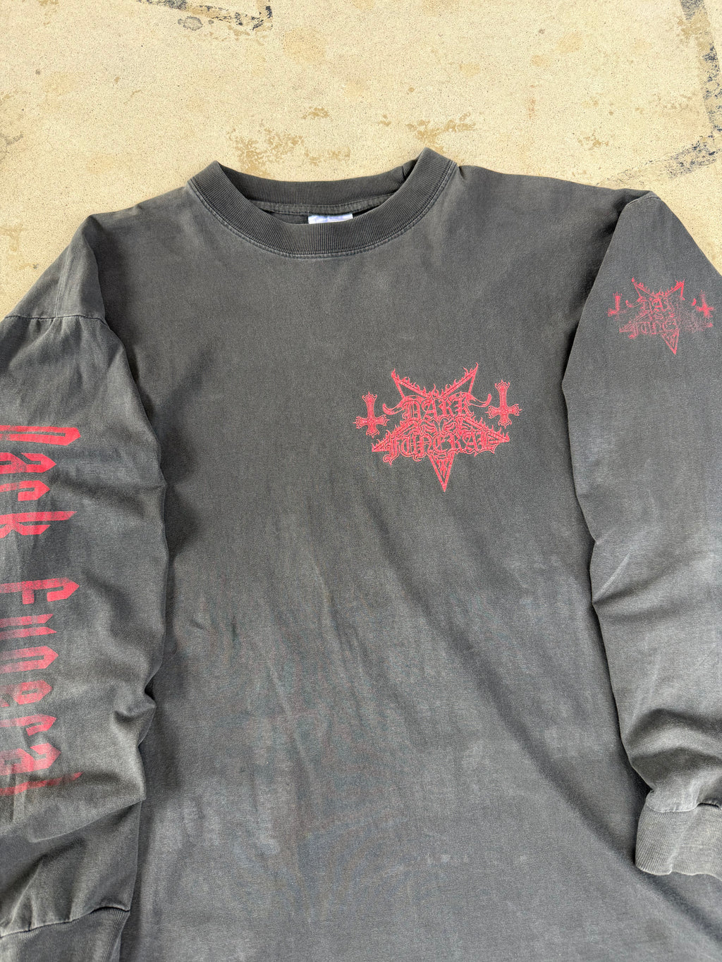 90s Faded Dark Funeral Euro Longsleeve | XL