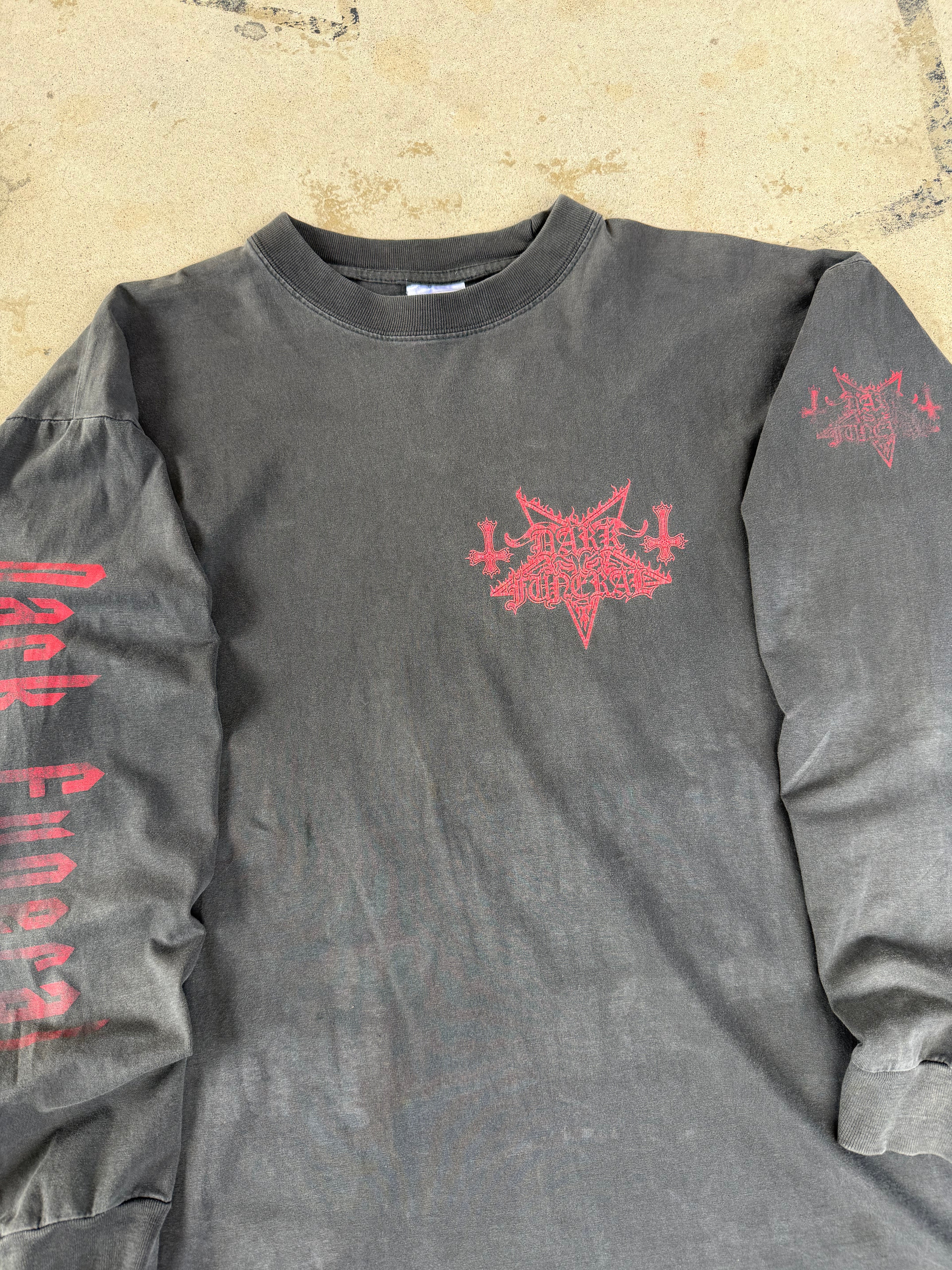 90s Faded Dark Funeral Euro Longsleeve | XL