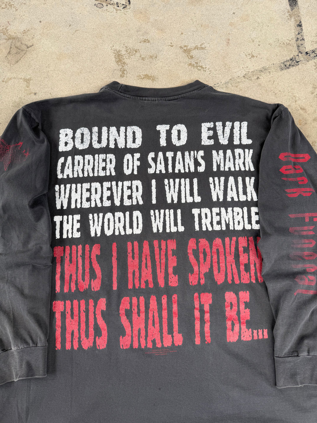 90s Faded Dark Funeral Euro Longsleeve | XL