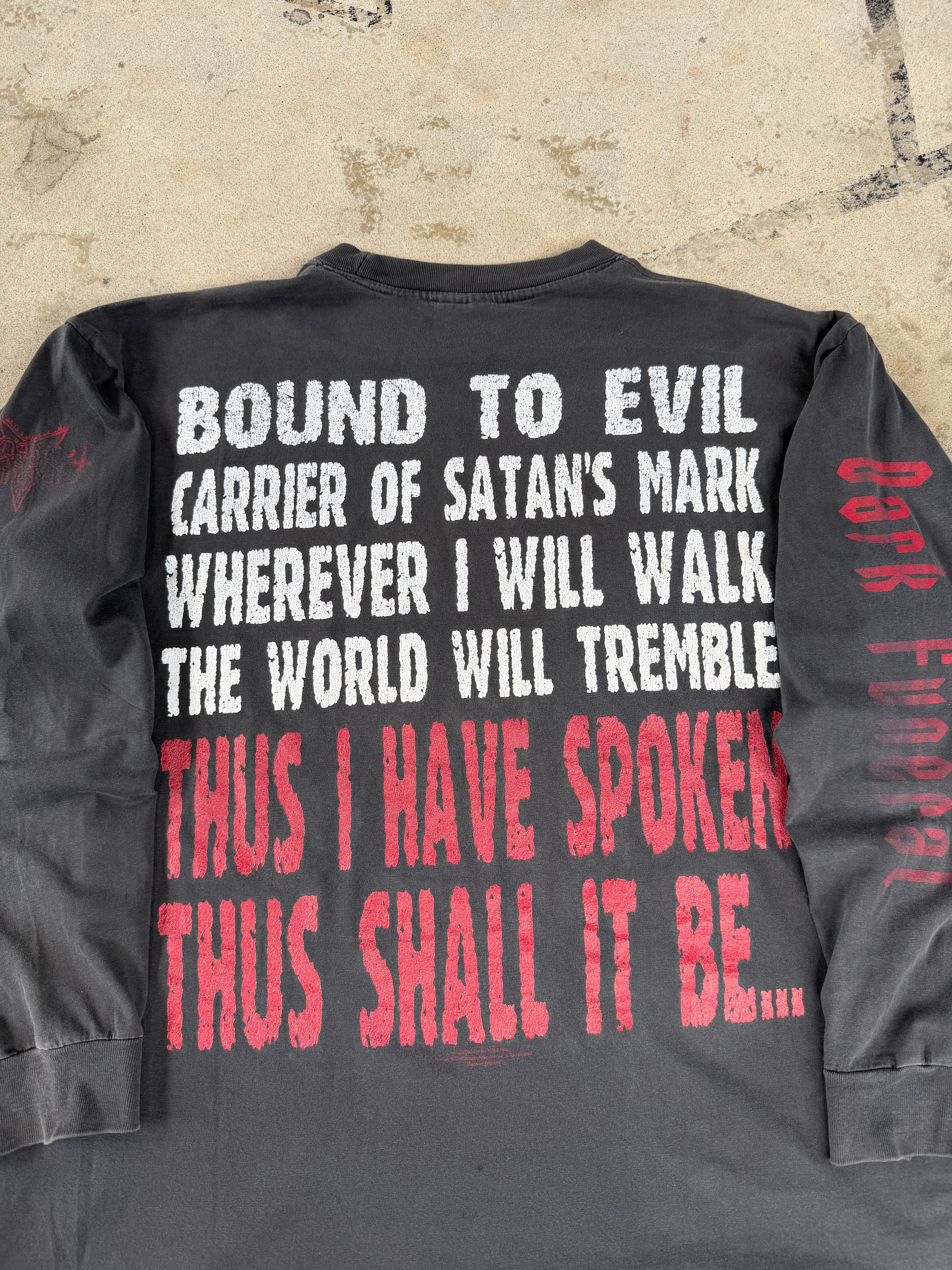 90s Faded Dark Funeral Euro Longsleeve | XL