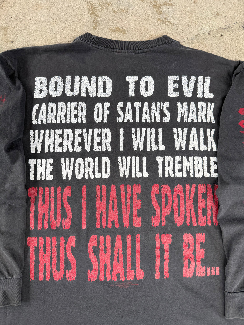 90s Faded Dark Funeral Euro Longsleeve | XL