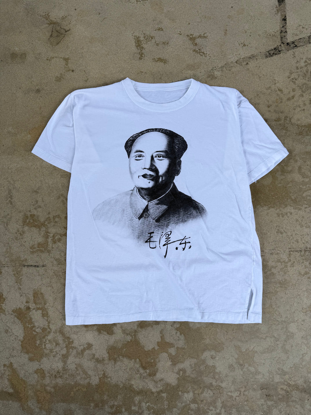 90s Mao Dictator Portrait Tee | L