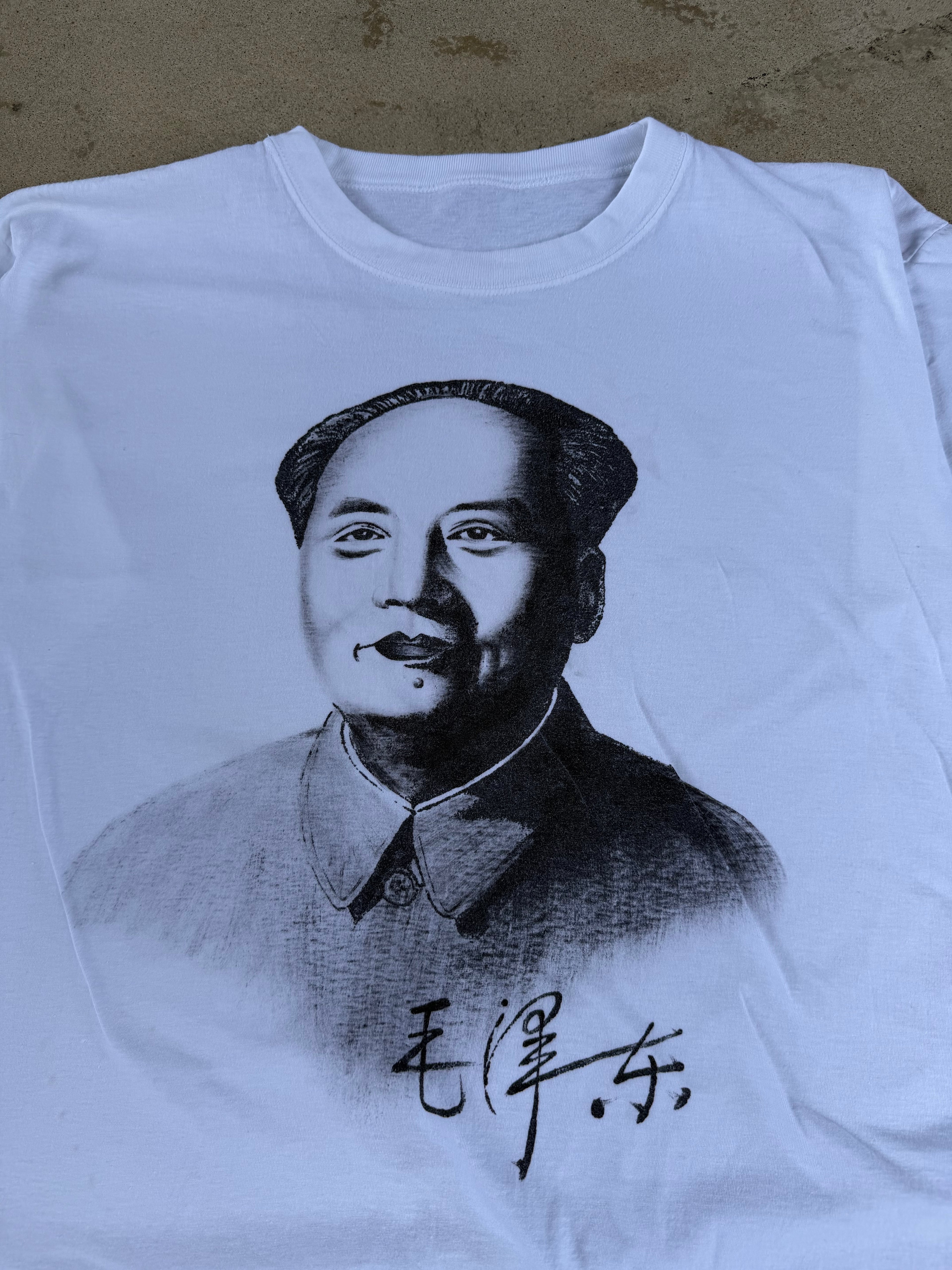 90s Mao Dictator Portrait Tee | L