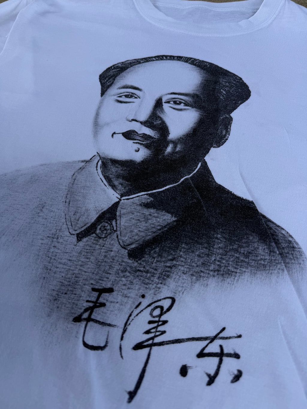 90s Mao Dictator Portrait Tee | L