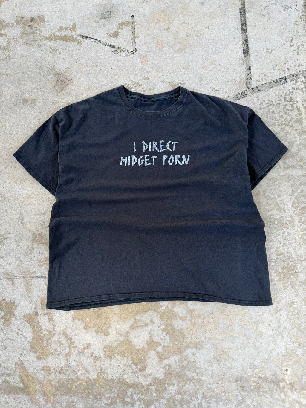 00s "I Direct Midget Porn" Comedy Tee | XXL